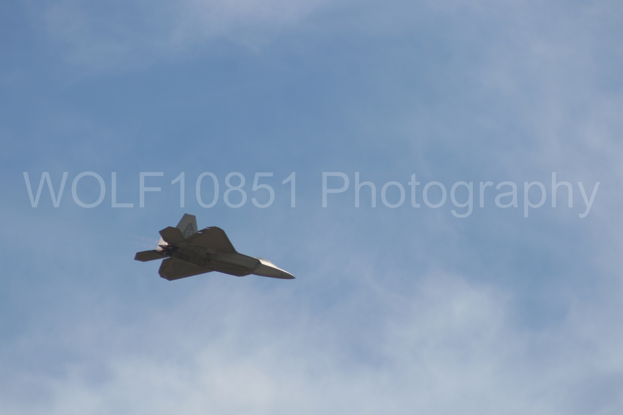 Aviation photography by WOLF10851 featuring California Capital Airshow 2009, F-22 Raptor, Raptor Demo Team.