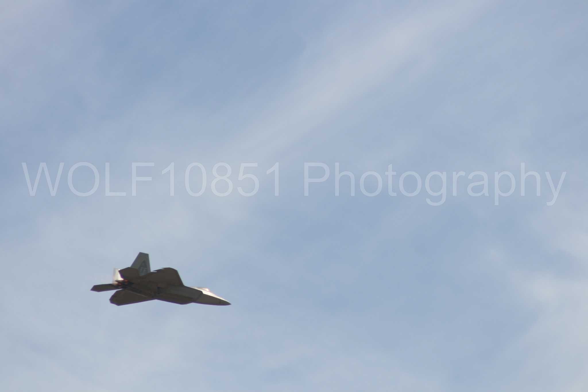 Aviation photography by WOLF10851 featuring California Capital Airshow 2009, F-22 Raptor, Raptor Demo Team.