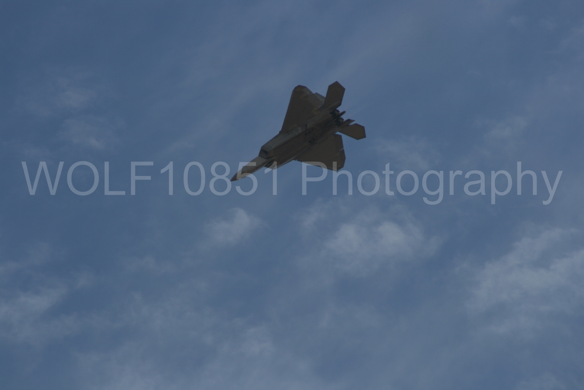 Aviation photography by WOLF10851 featuring California Capital Airshow 2009, F-22 Raptor, Raptor Demo Team.