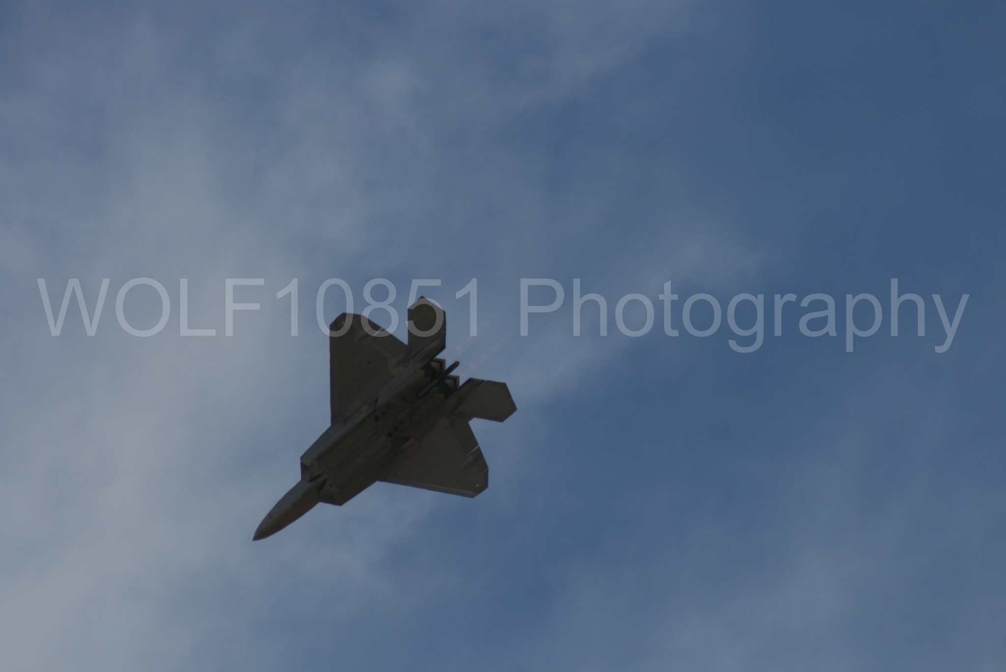 Aviation photography by WOLF10851 featuring California Capital Airshow 2009, F-22 Raptor, Raptor Demo Team.
