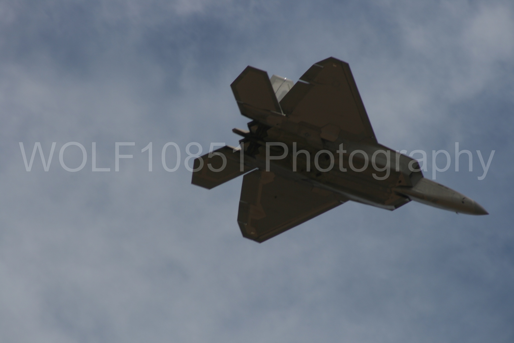 Aviation photography by WOLF10851 featuring California Capital Airshow 2009, F-22 Raptor, Raptor Demo Team.