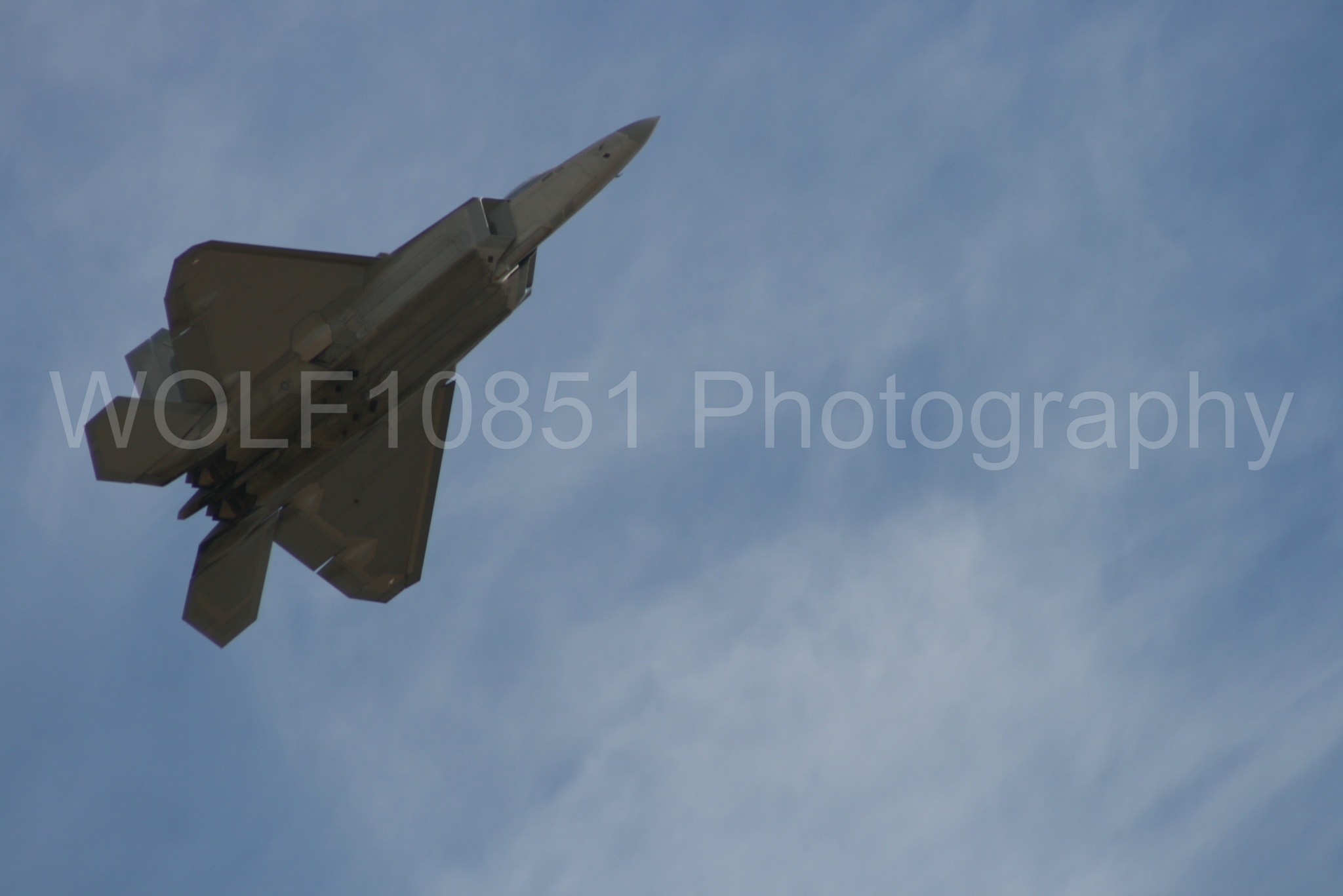 Aviation photography by WOLF10851 featuring California Capital Airshow 2009, F-22 Raptor, Raptor Demo Team.