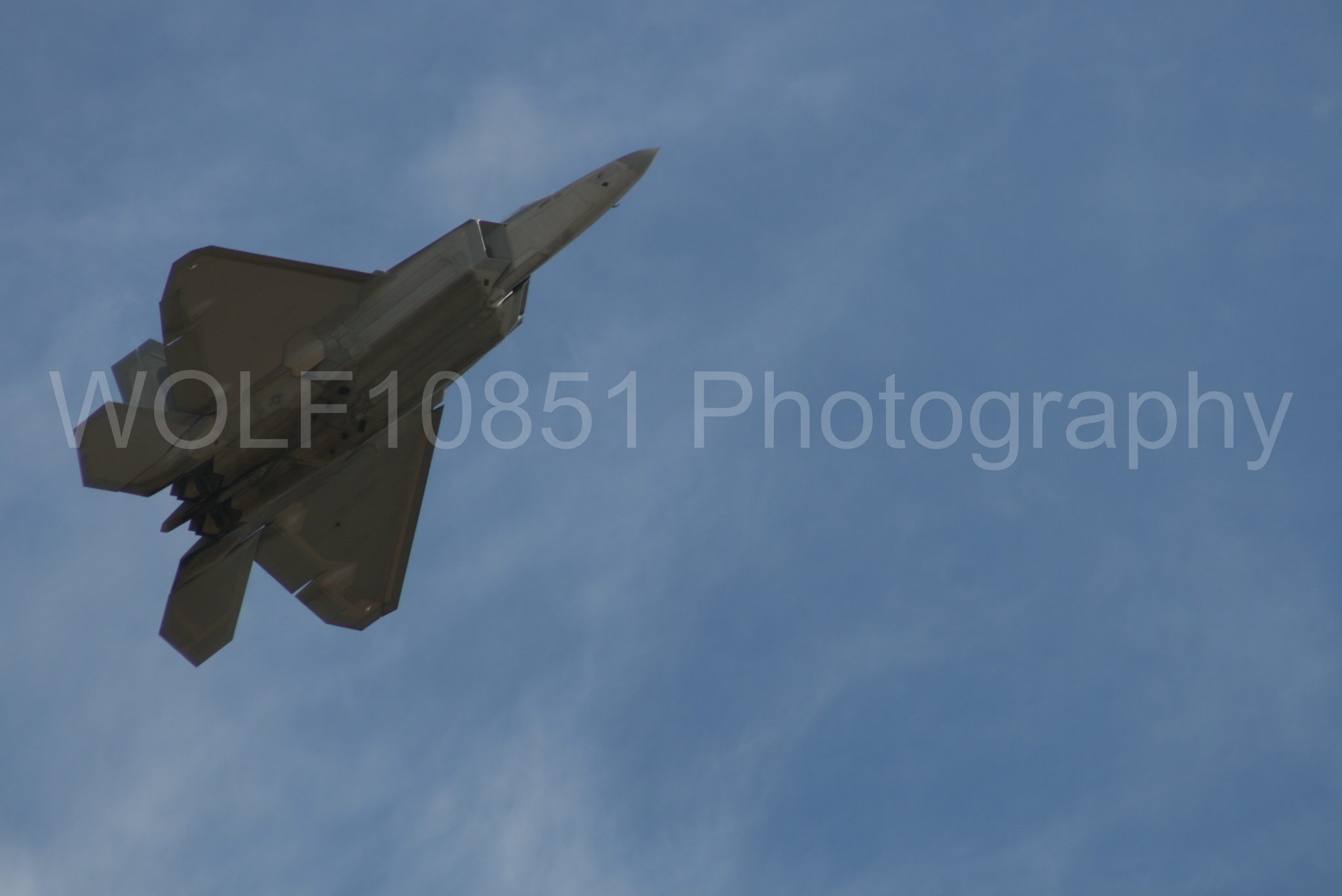 Aviation photography by WOLF10851 featuring California Capital Airshow 2009, F-22 Raptor, Raptor Demo Team.