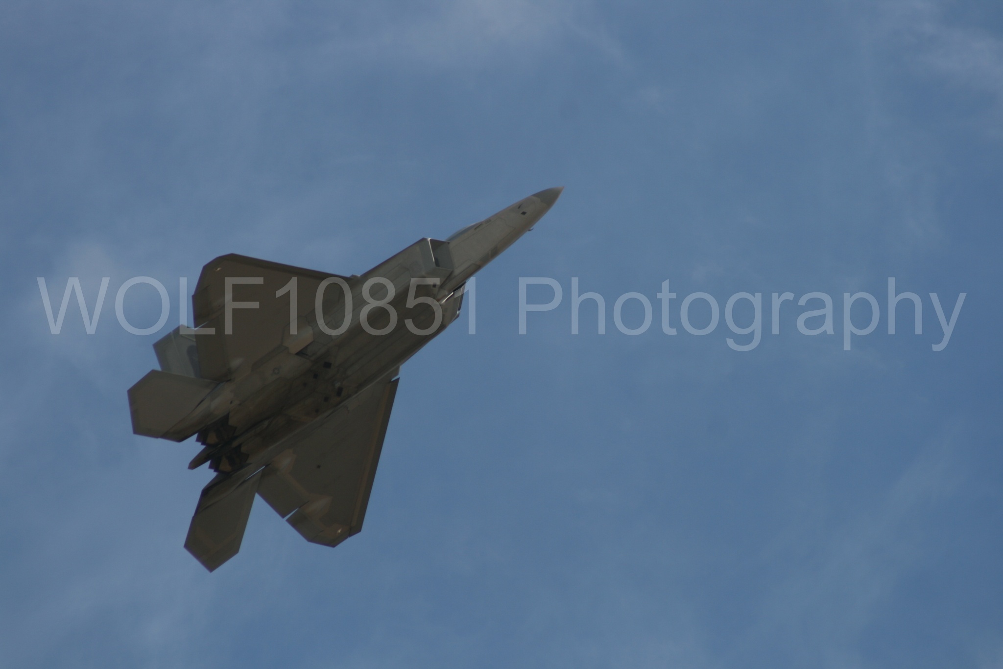 Aviation photography by WOLF10851 featuring California Capital Airshow 2009, F-22 Raptor, Raptor Demo Team.