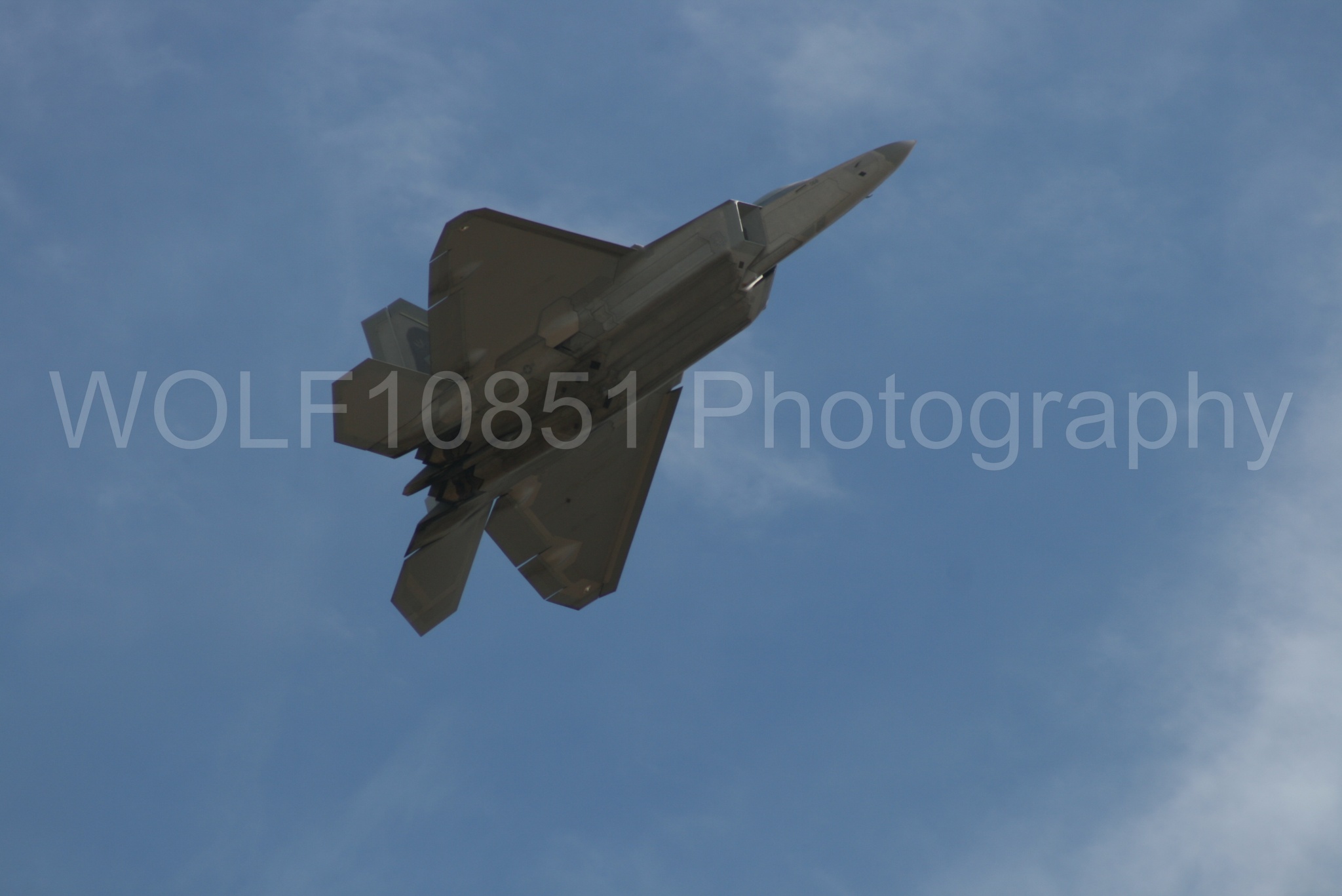 Aviation photography by WOLF10851 featuring California Capital Airshow 2009, F-22 Raptor, Raptor Demo Team.