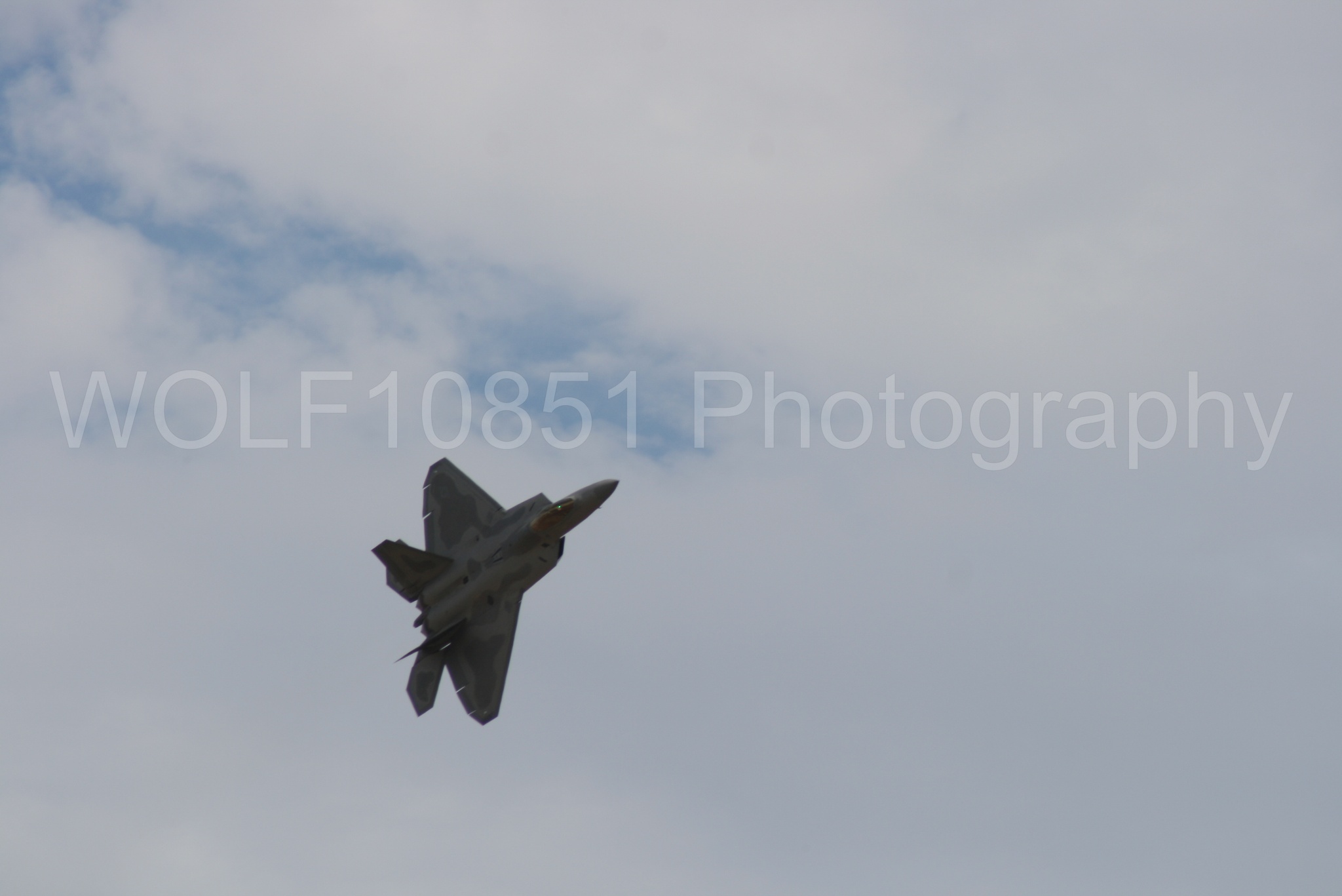 Aviation photography by WOLF10851 featuring California Capital Airshow 2009, F-22 Raptor, Raptor Demo Team.