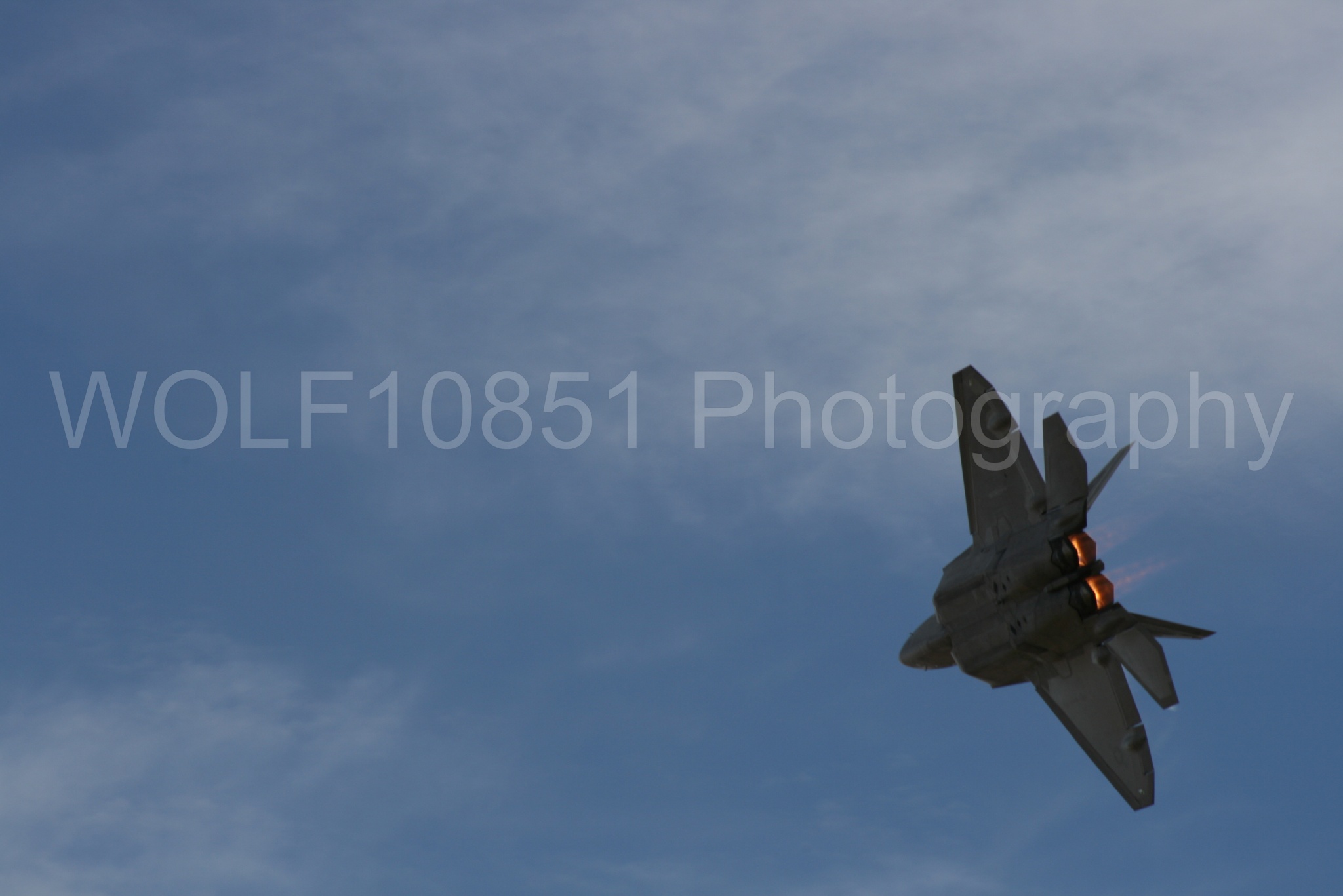 Aviation photography by WOLF10851 featuring California Capital Airshow 2009, F-22 Raptor, Raptor Demo Team.