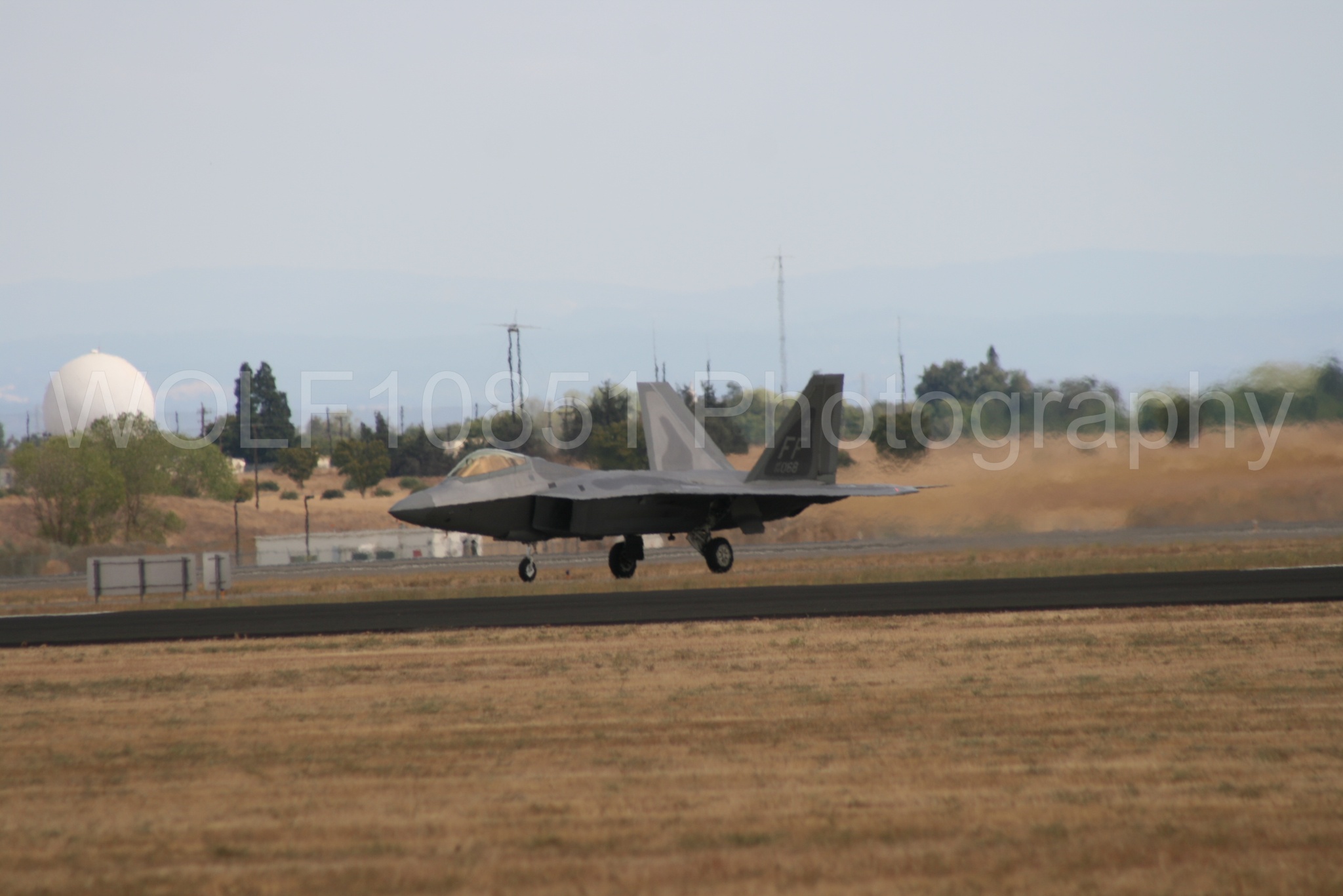 Aviation photography by WOLF10851 featuring California Capital Airshow 2009, F-22 Raptor.