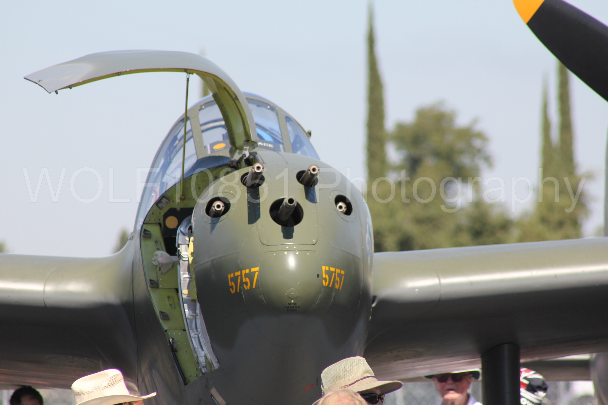Aviation photography by WOLF10851 featuring Featured, Static Display, Glacier Girl, P-38 Lightning, California Capital Airshow 2010.