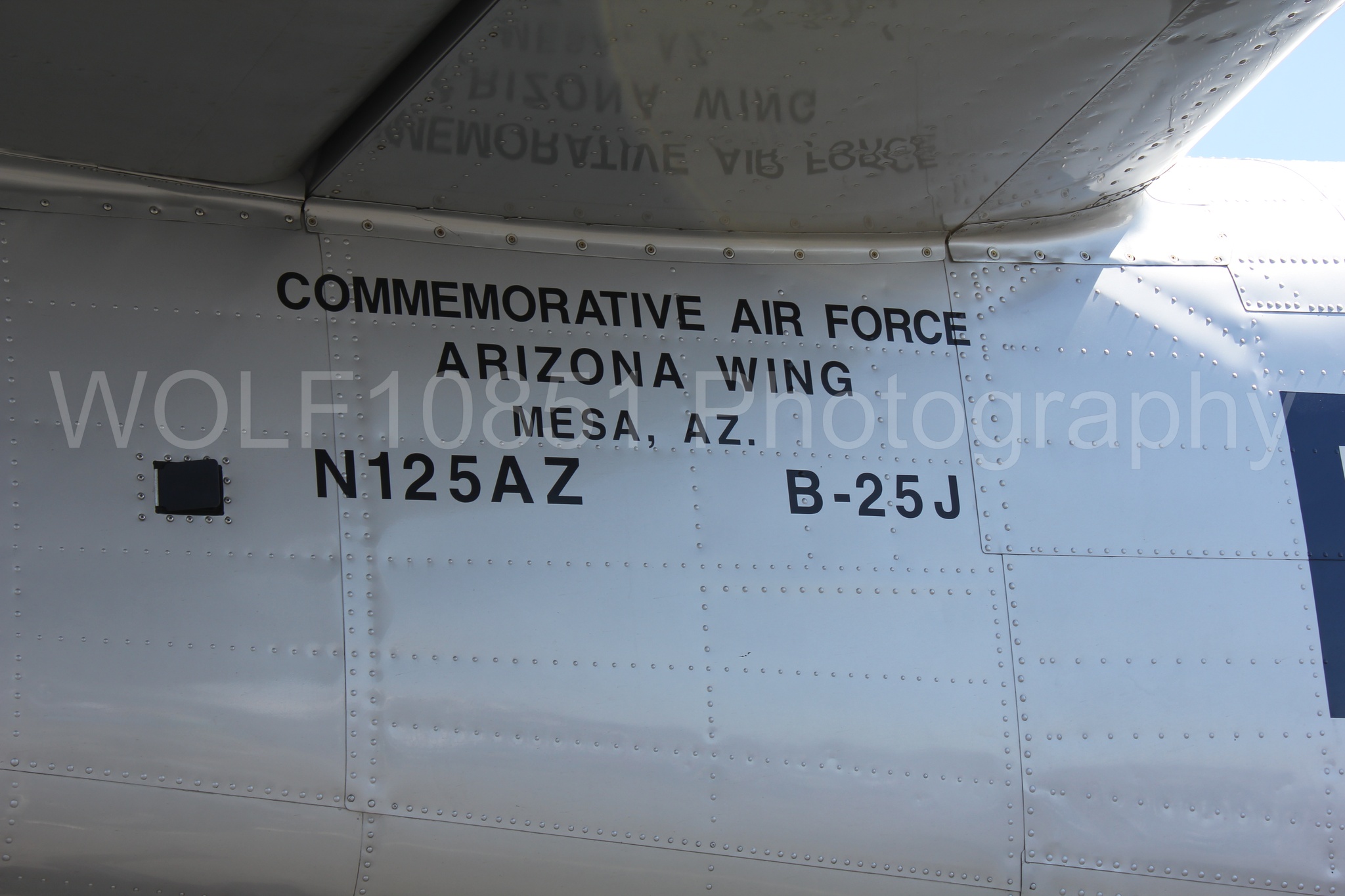 Aviation photography by WOLF10851 featuring B-25 mitchel, Static Display, California Capital Airshow 2010.