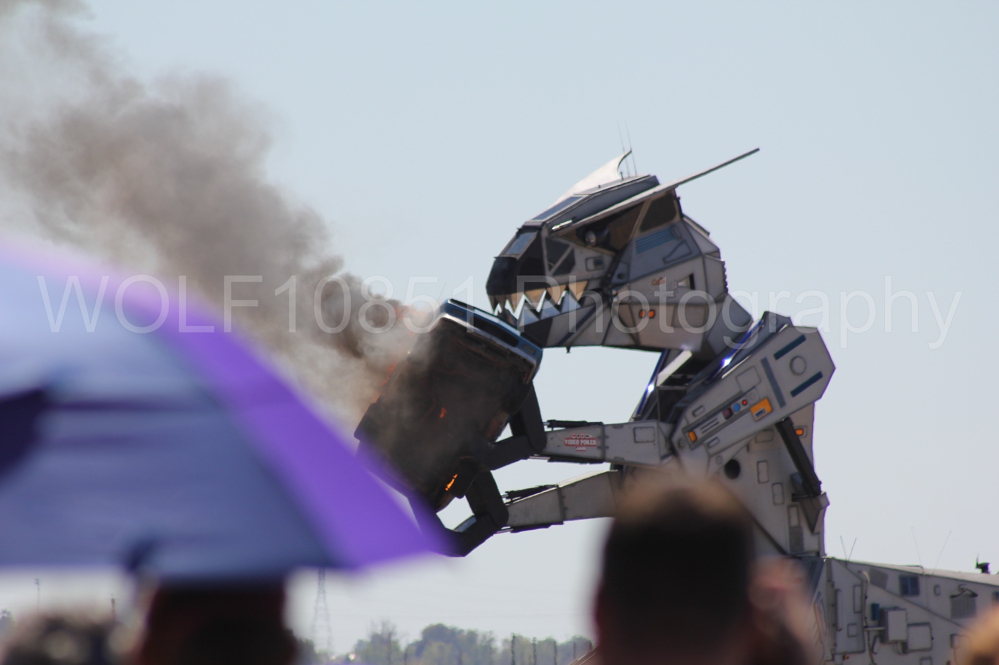 Aviation photography by WOLF10851 featuring California Capital Airshow 2010, Robosaurus.