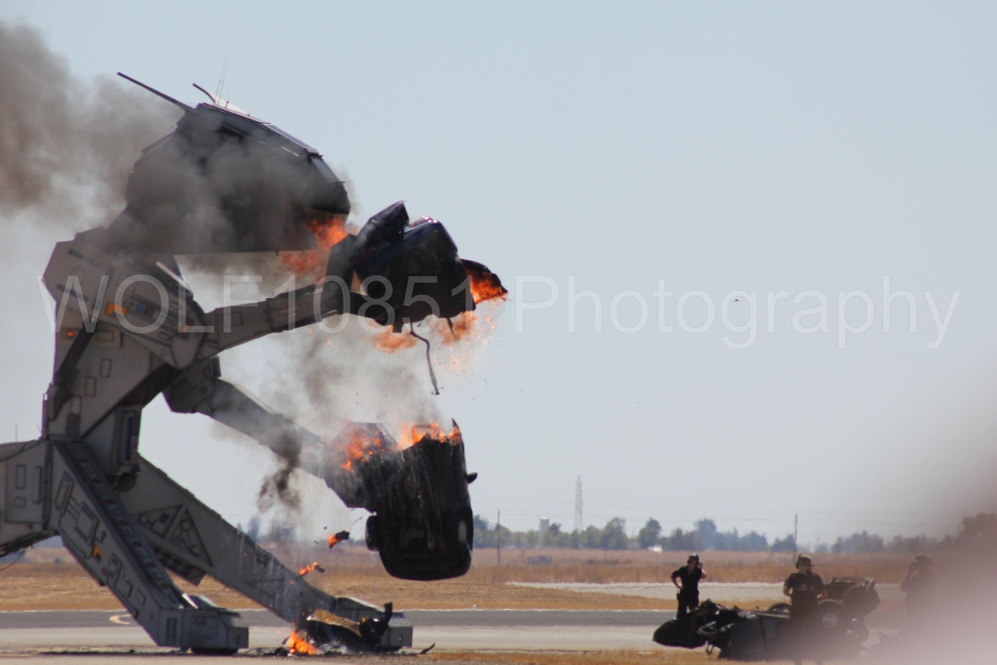 Aviation photography by WOLF10851 featuring California Capital Airshow 2010, Robosaurus.