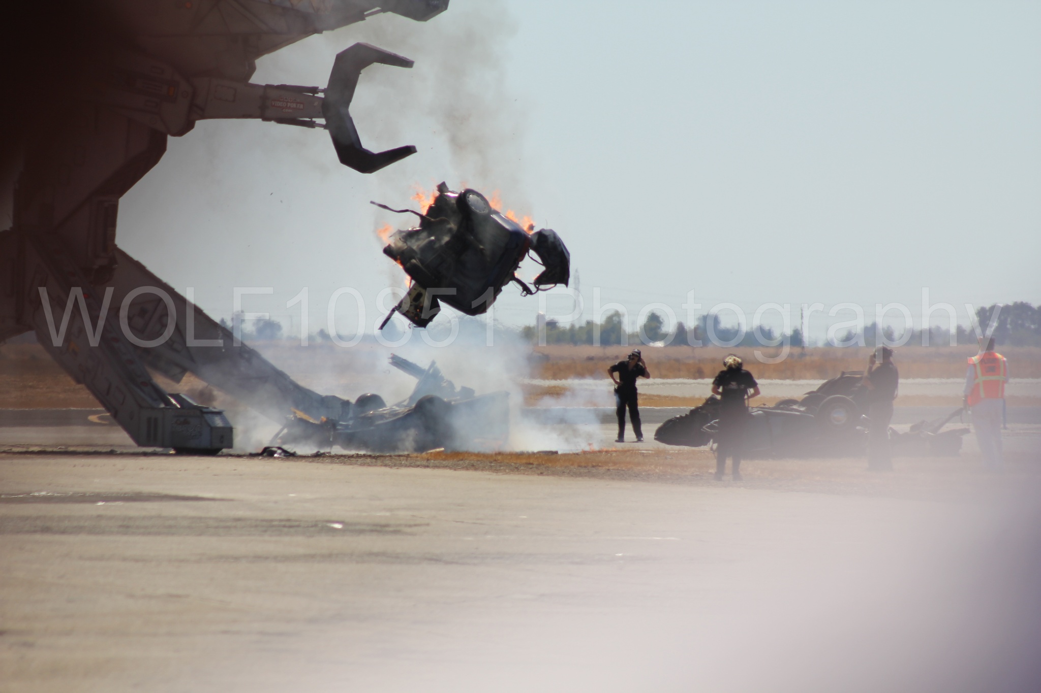 Aviation photography by WOLF10851 featuring California Capital Airshow 2010, Robosaurus.