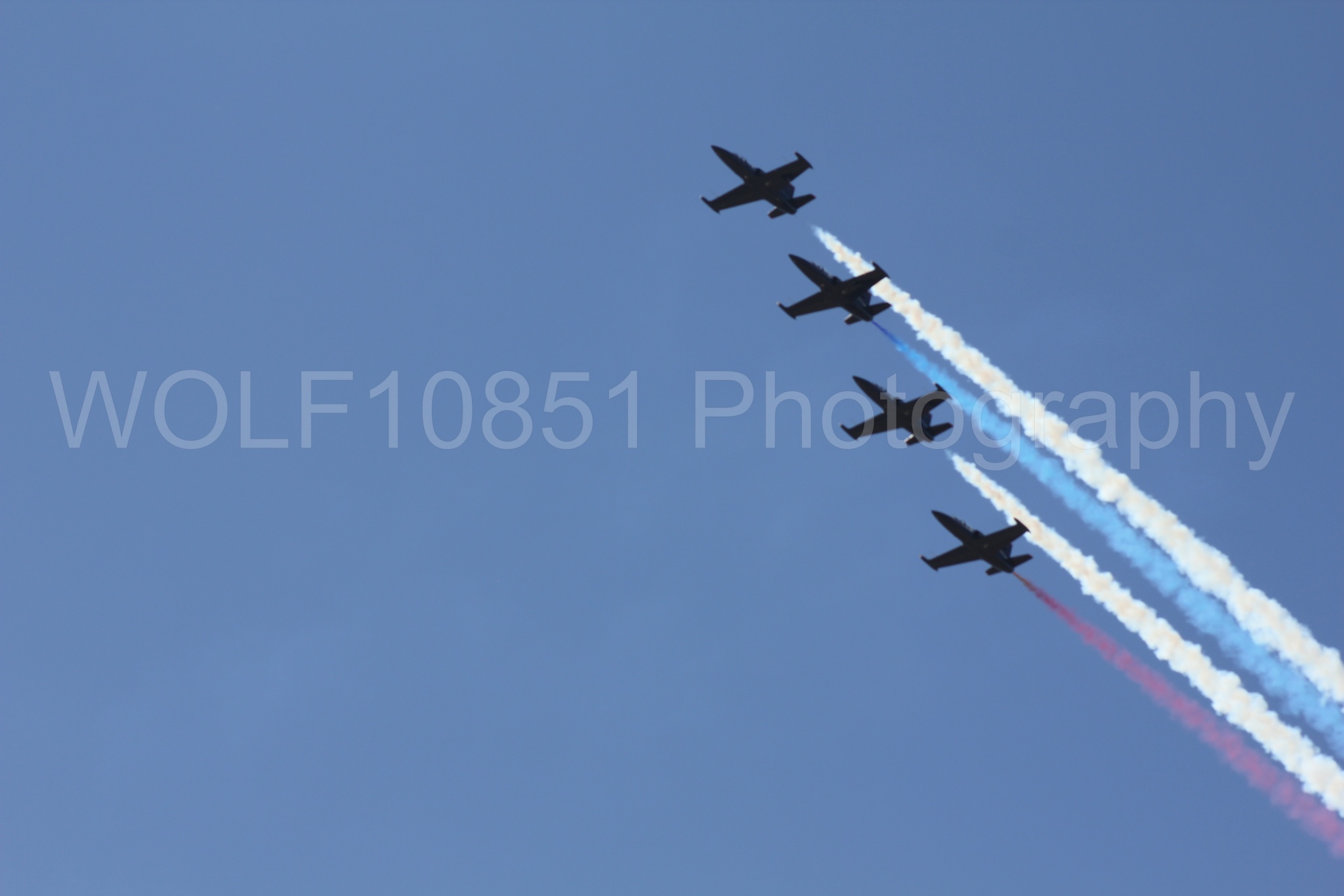 Aviation photography by WOLF10851 featuring L-39 Albatros, The Patriots Jet Demonstration Team, California Capital Airshow 2010.
