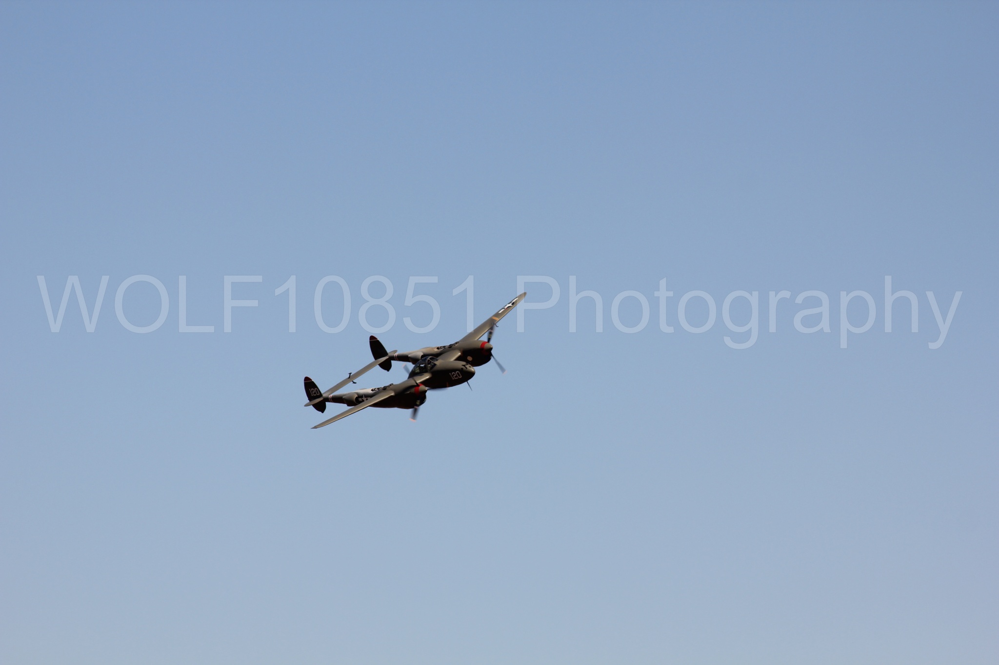 Aviation photography by WOLF10851 featuring P-38 Lightning, California Capital Airshow 2010, Thoughts of Midnight.
