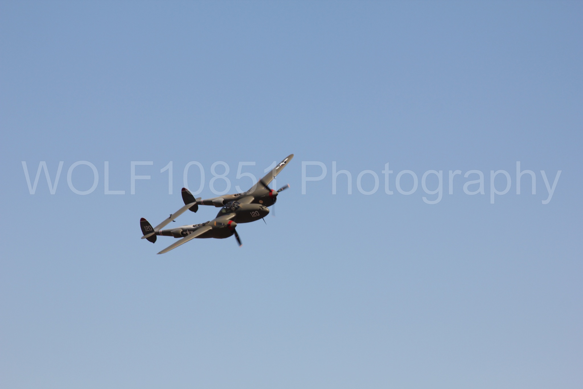 Aviation photography by WOLF10851 featuring P-38 Lightning, California Capital Airshow 2010, Thoughts of Midnight.