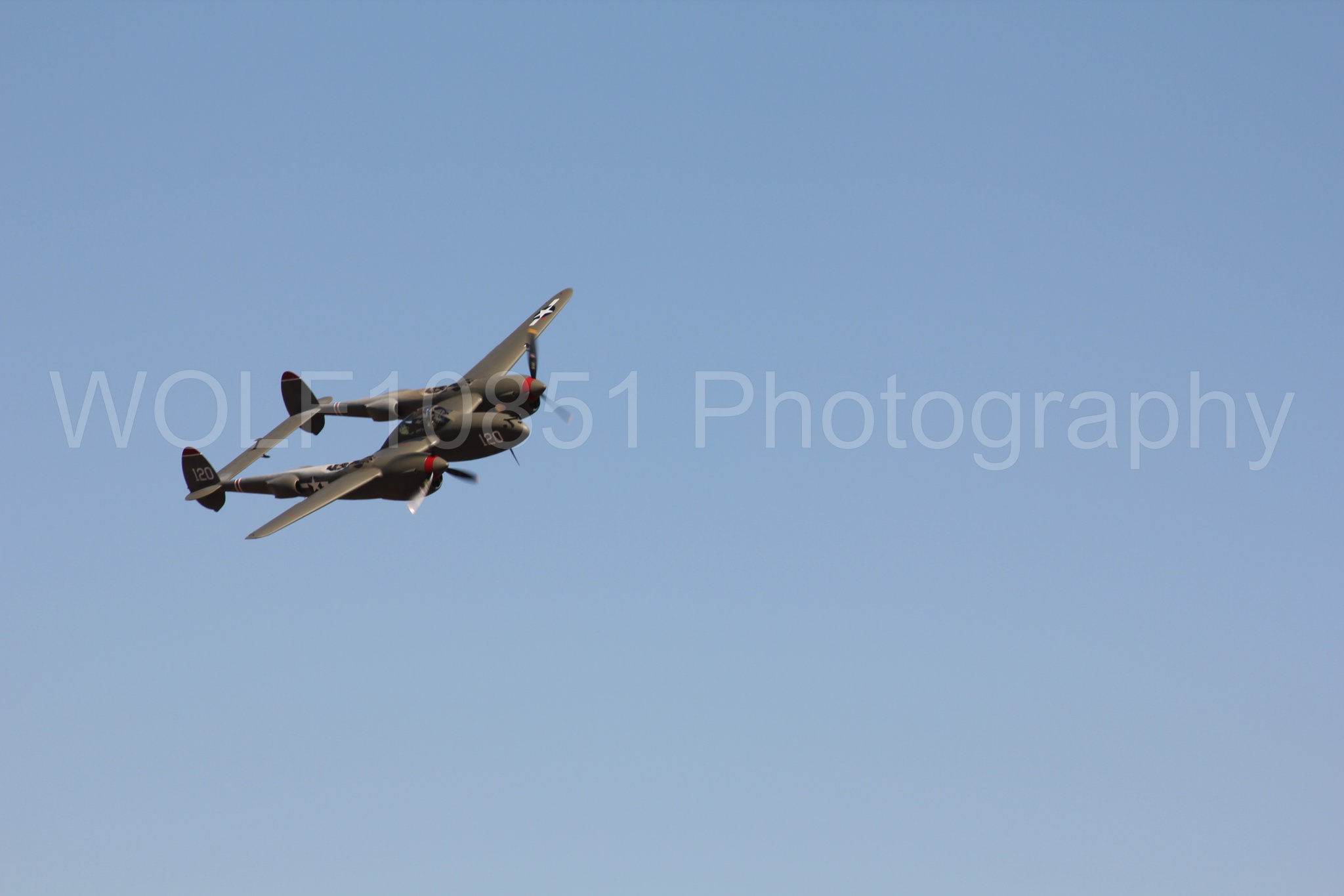 Aviation photography by WOLF10851 featuring P-38 Lightning, California Capital Airshow 2010, Thoughts of Midnight.