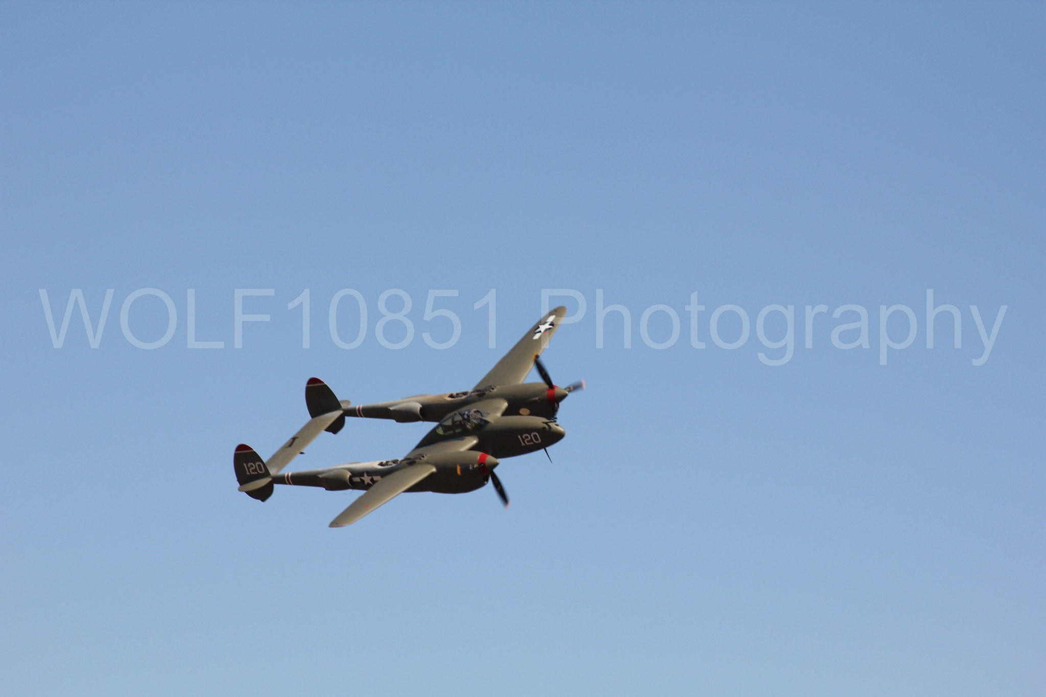 Aviation photography by WOLF10851 featuring P-38 Lightning, California Capital Airshow 2010, Thoughts of Midnight.