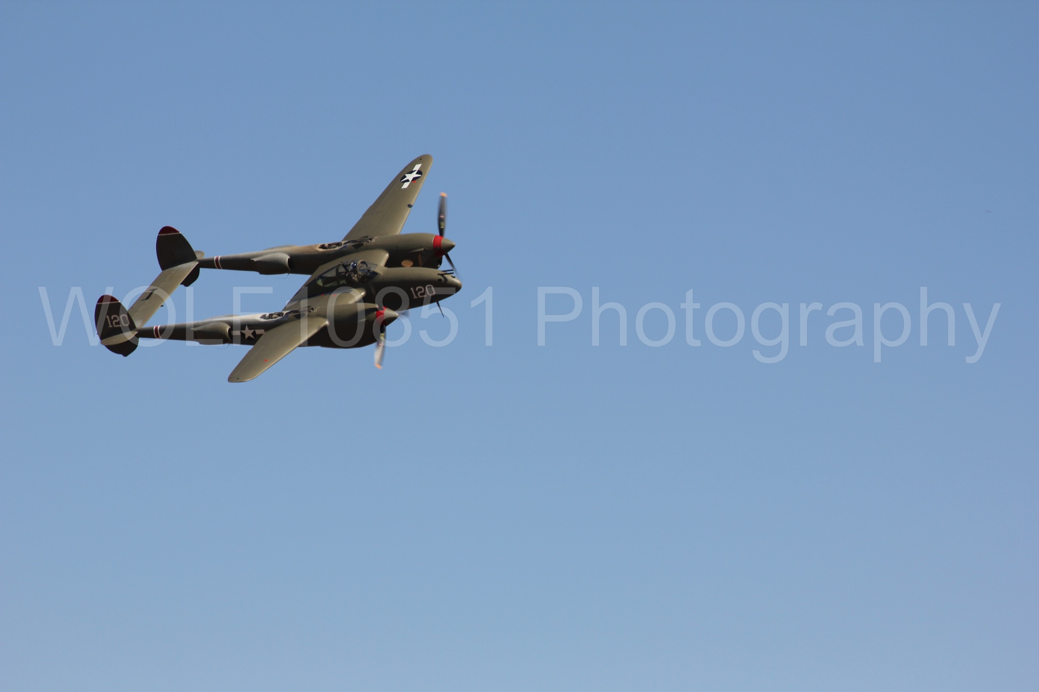 Aviation photography by WOLF10851 featuring P-38 Lightning, California Capital Airshow 2010, Thoughts of Midnight.