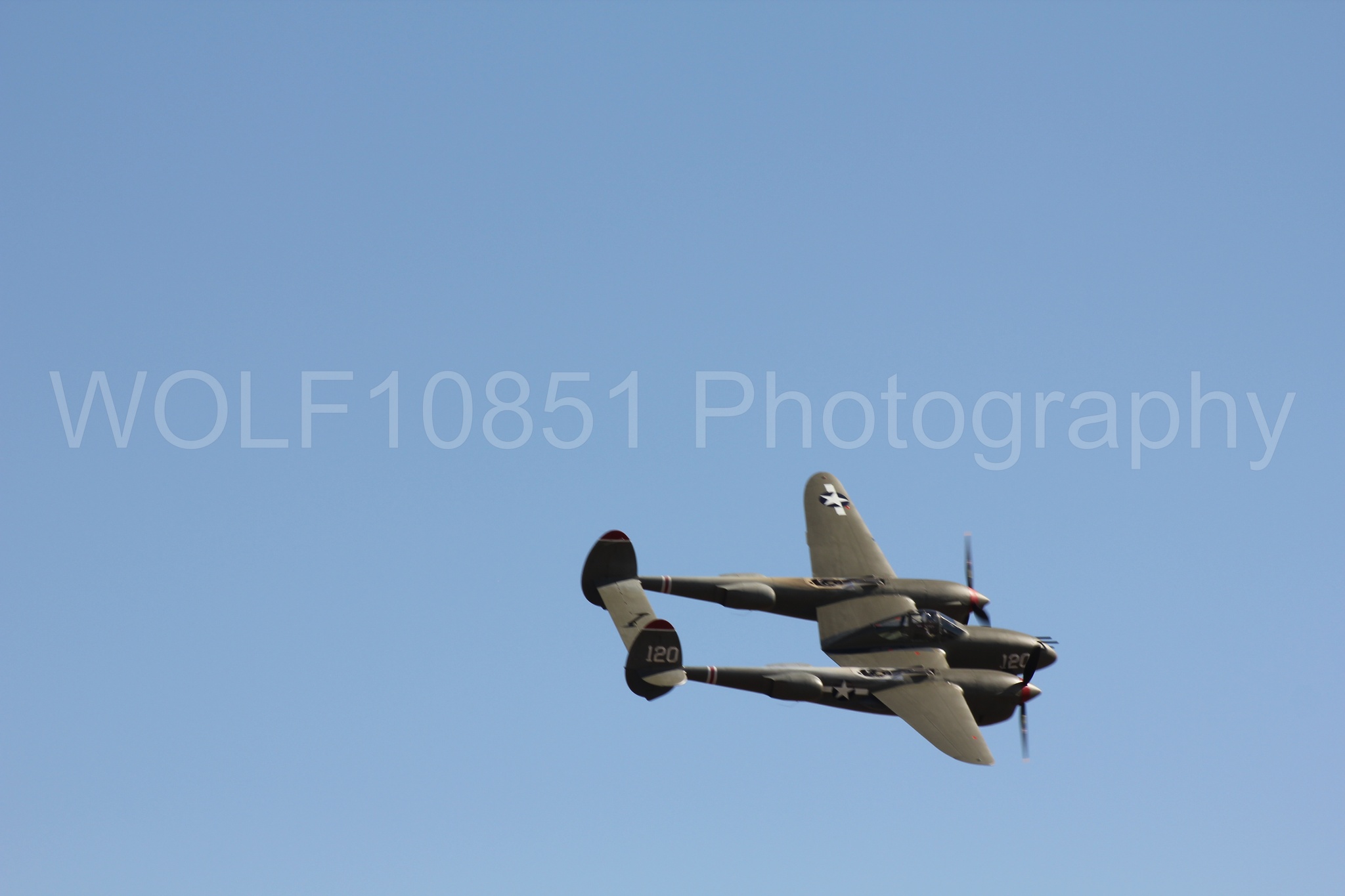 Aviation photography by WOLF10851 featuring P-38 Lightning, California Capital Airshow 2010, Thoughts of Midnight.