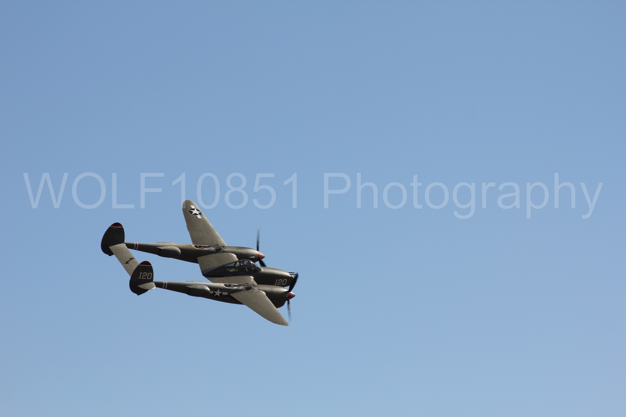 Aviation photography by WOLF10851 featuring P-38 Lightning, California Capital Airshow 2010, Thoughts of Midnight.