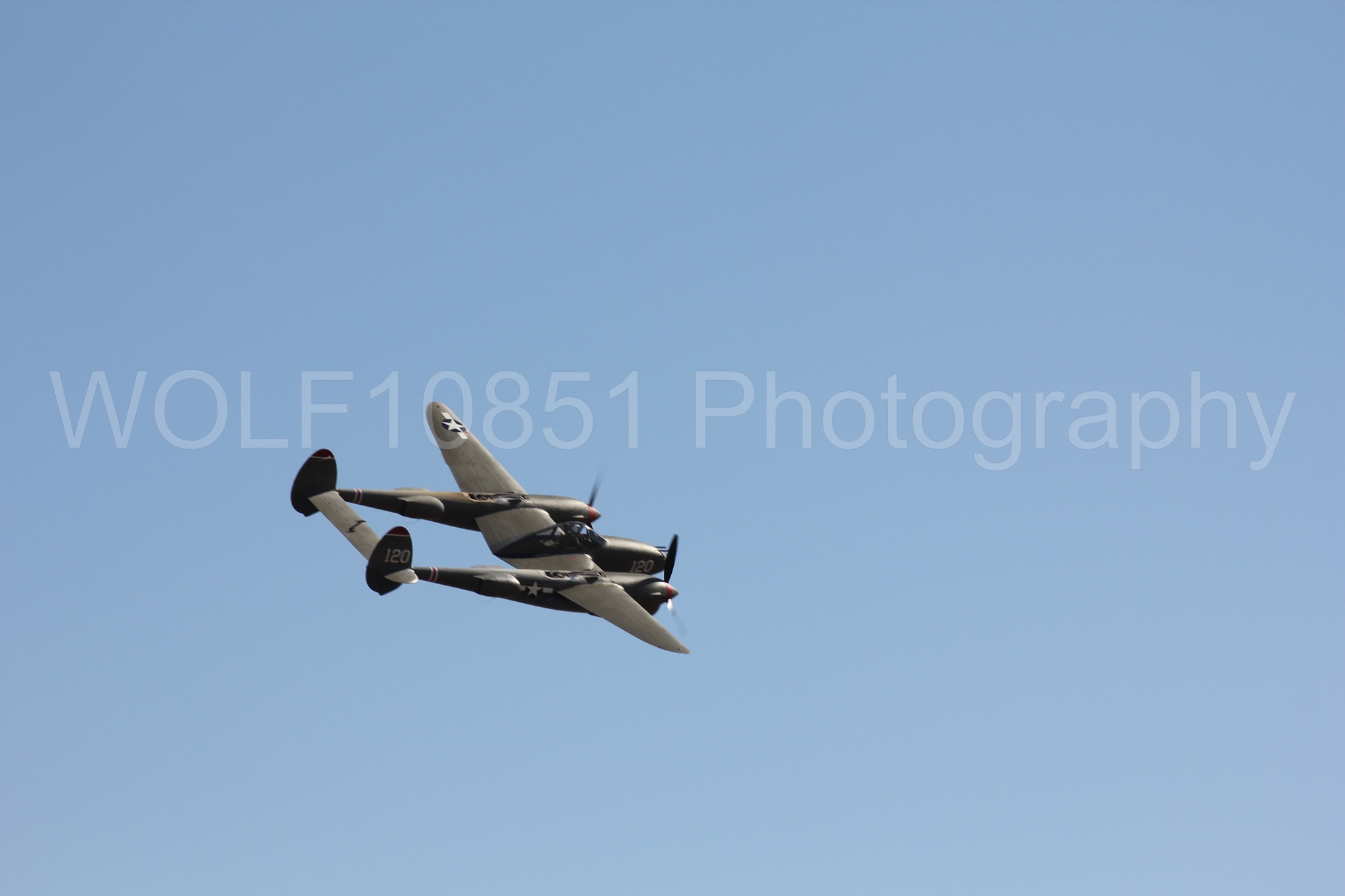 Aviation photography by WOLF10851 featuring P-38 Lightning, California Capital Airshow 2010, Thoughts of Midnight.