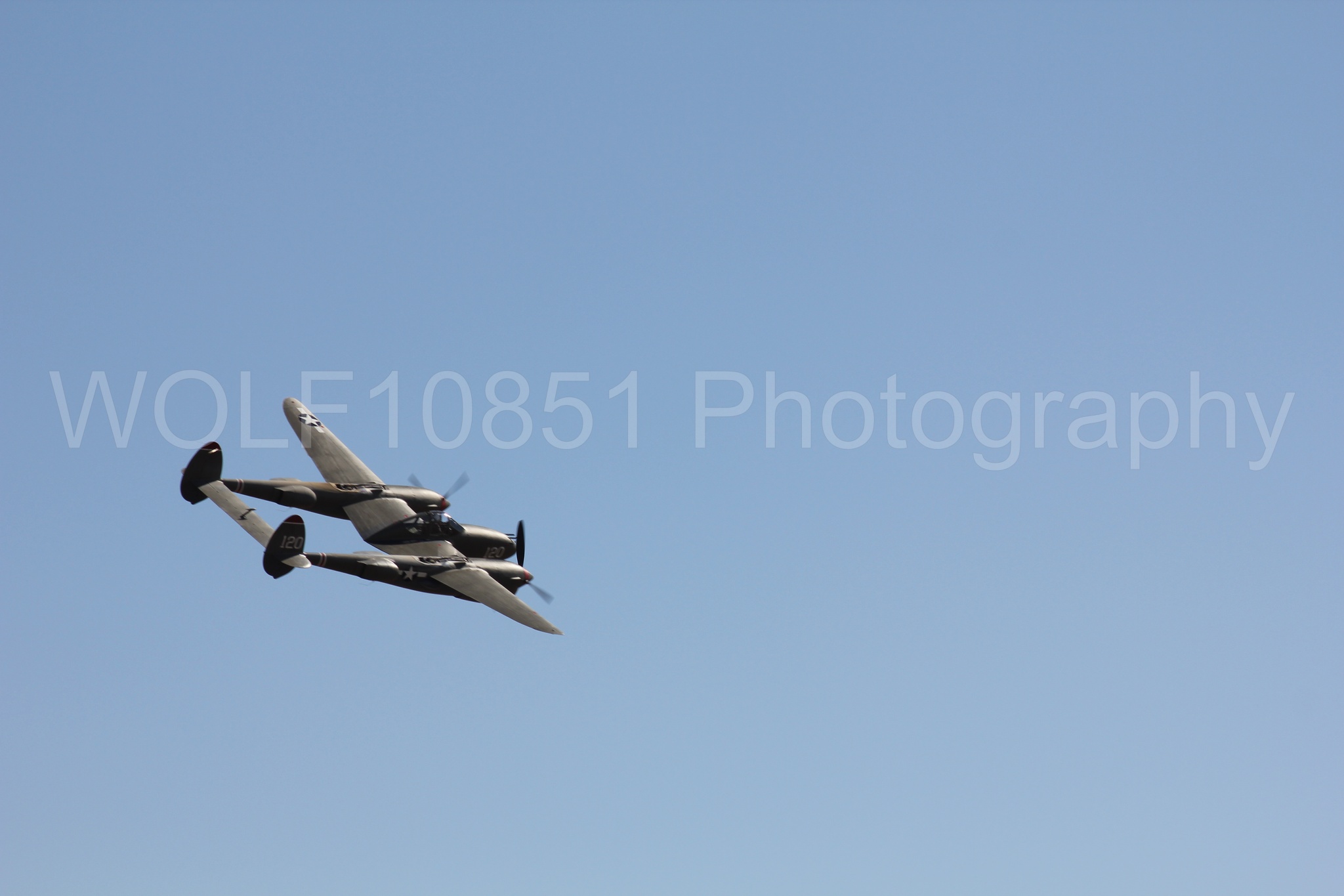 Aviation photography by WOLF10851 featuring P-38 Lightning, California Capital Airshow 2010, Thoughts of Midnight.
