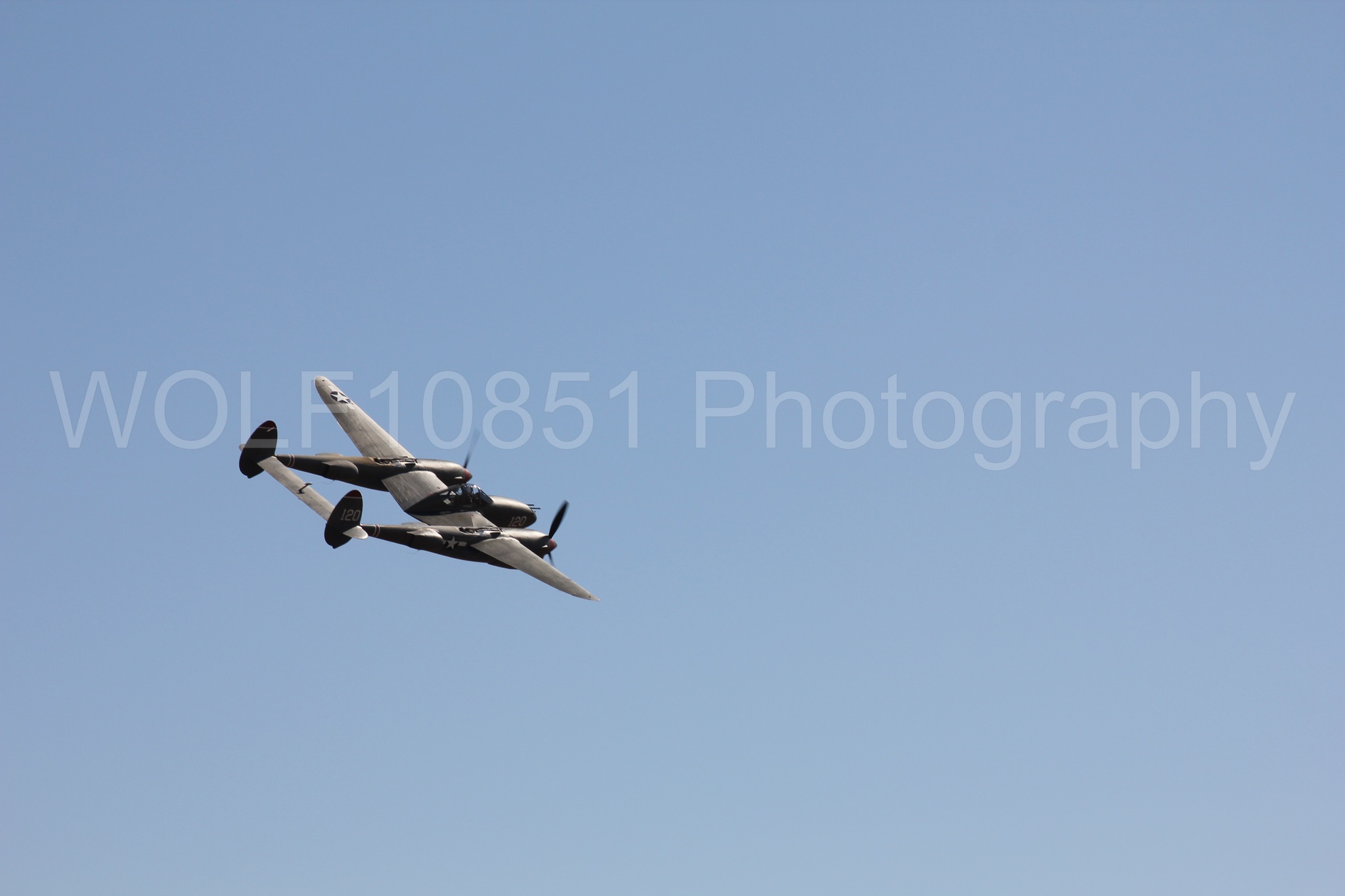 Aviation photography by WOLF10851 featuring P-38 Lightning, California Capital Airshow 2010, Thoughts of Midnight.