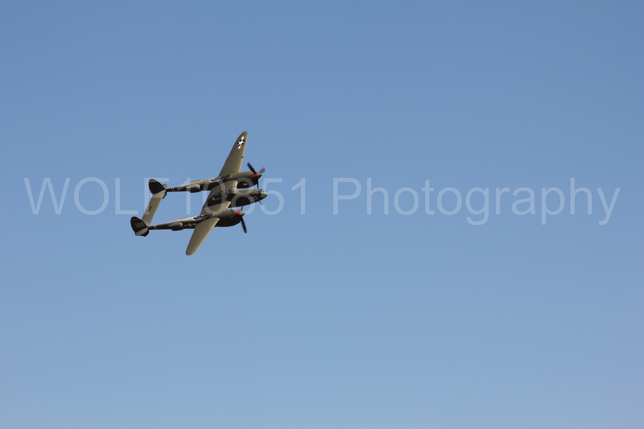 Aviation photography by WOLF10851 featuring P-38 Lightning, California Capital Airshow 2010, Thoughts of Midnight.