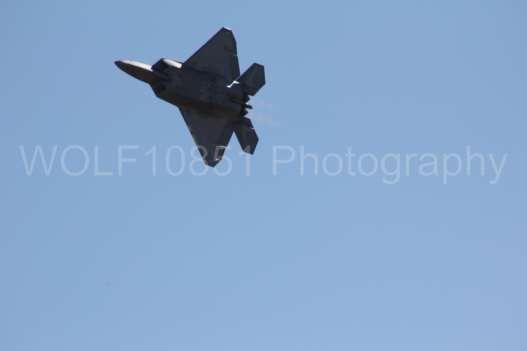 Aviation photography by WOLF10851 featuring F-22 Raptor, Raptor Demo Team, California Capital Airshow 2010.