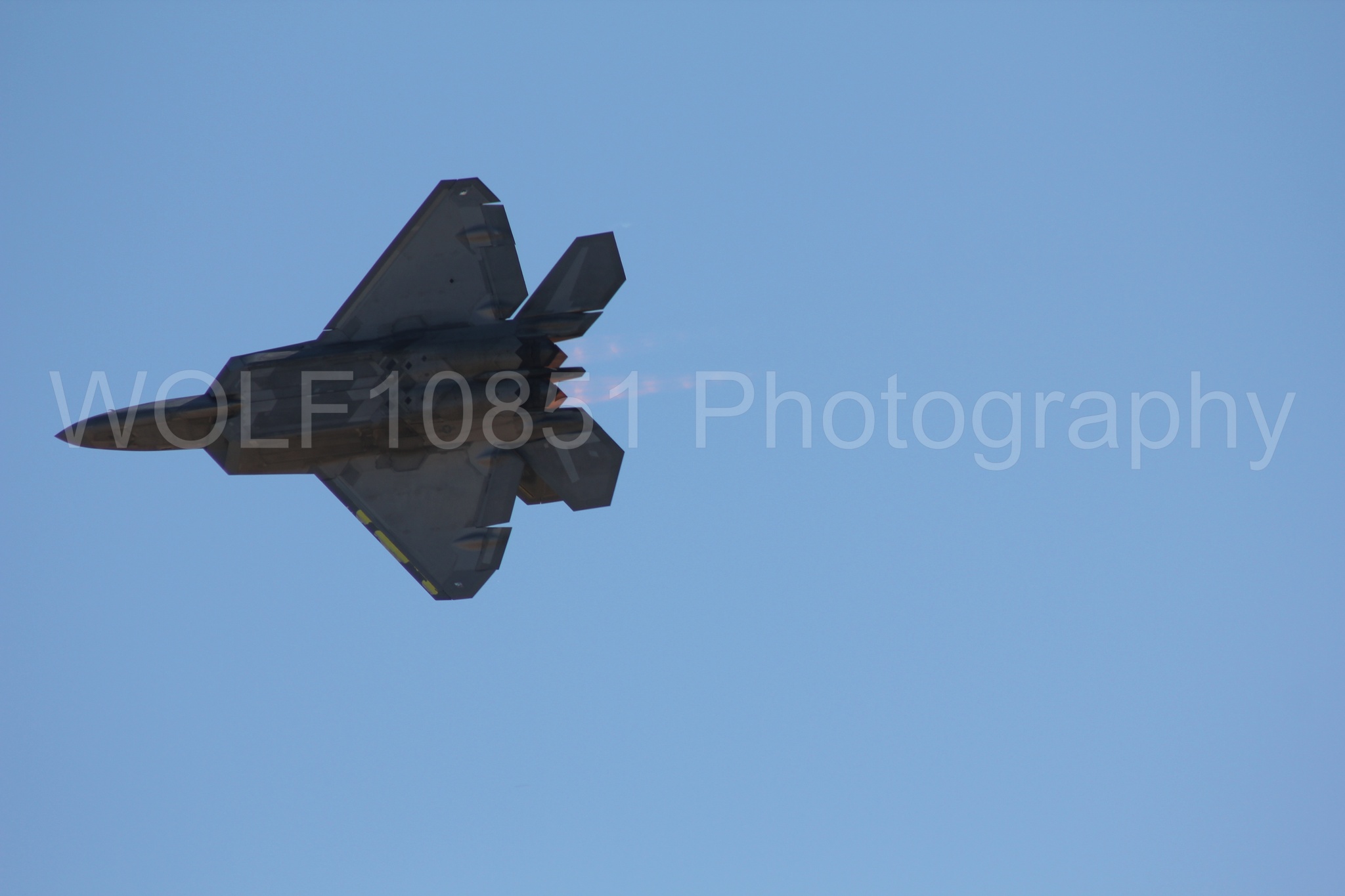 Aviation photography by WOLF10851 featuring F-22 Raptor, Raptor Demo Team, California Capital Airshow 2010.