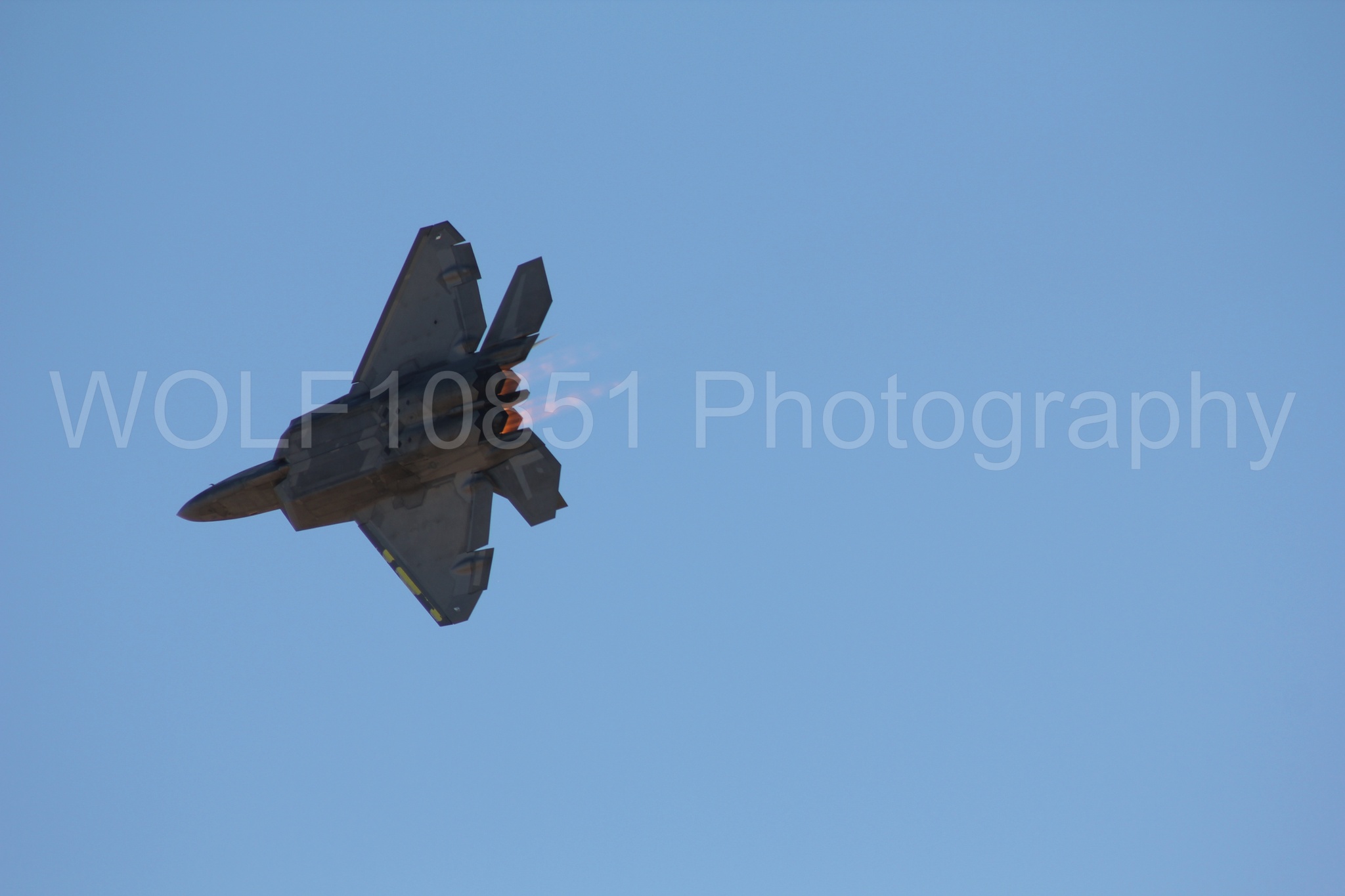 Aviation photography by WOLF10851 featuring F-22 Raptor, Raptor Demo Team, California Capital Airshow 2010.