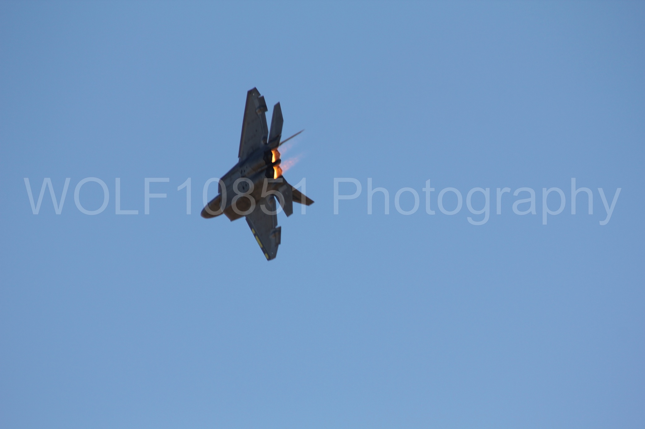 Aviation photography by WOLF10851 featuring F-22 Raptor, Raptor Demo Team, California Capital Airshow 2010.