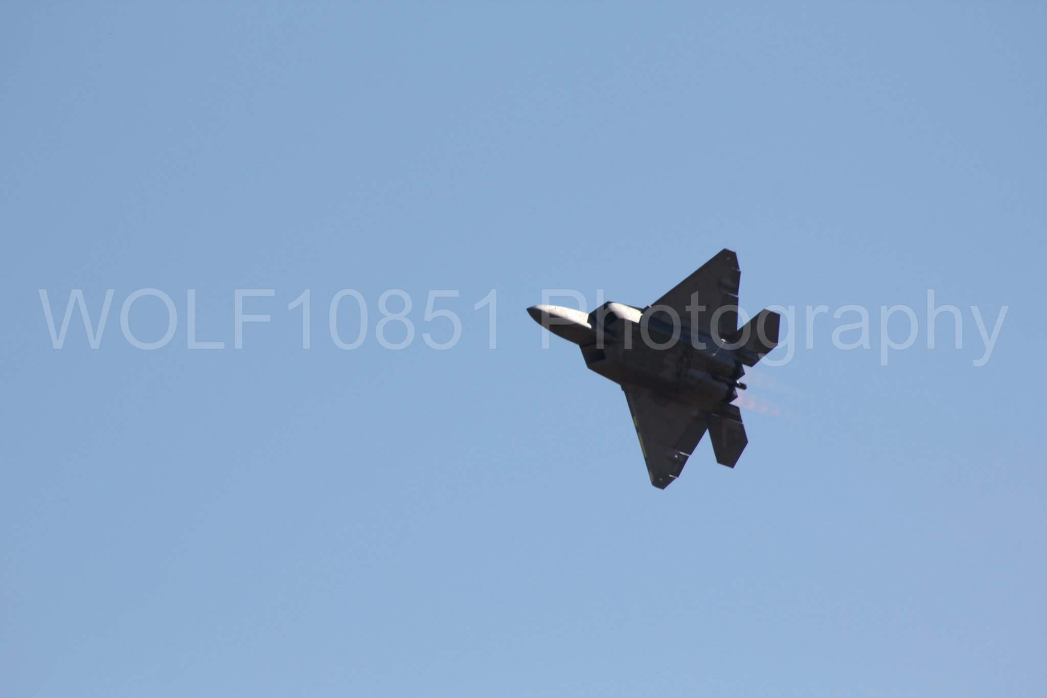 Aviation photography by WOLF10851 featuring F-22 Raptor, Raptor Demo Team, California Capital Airshow 2010.