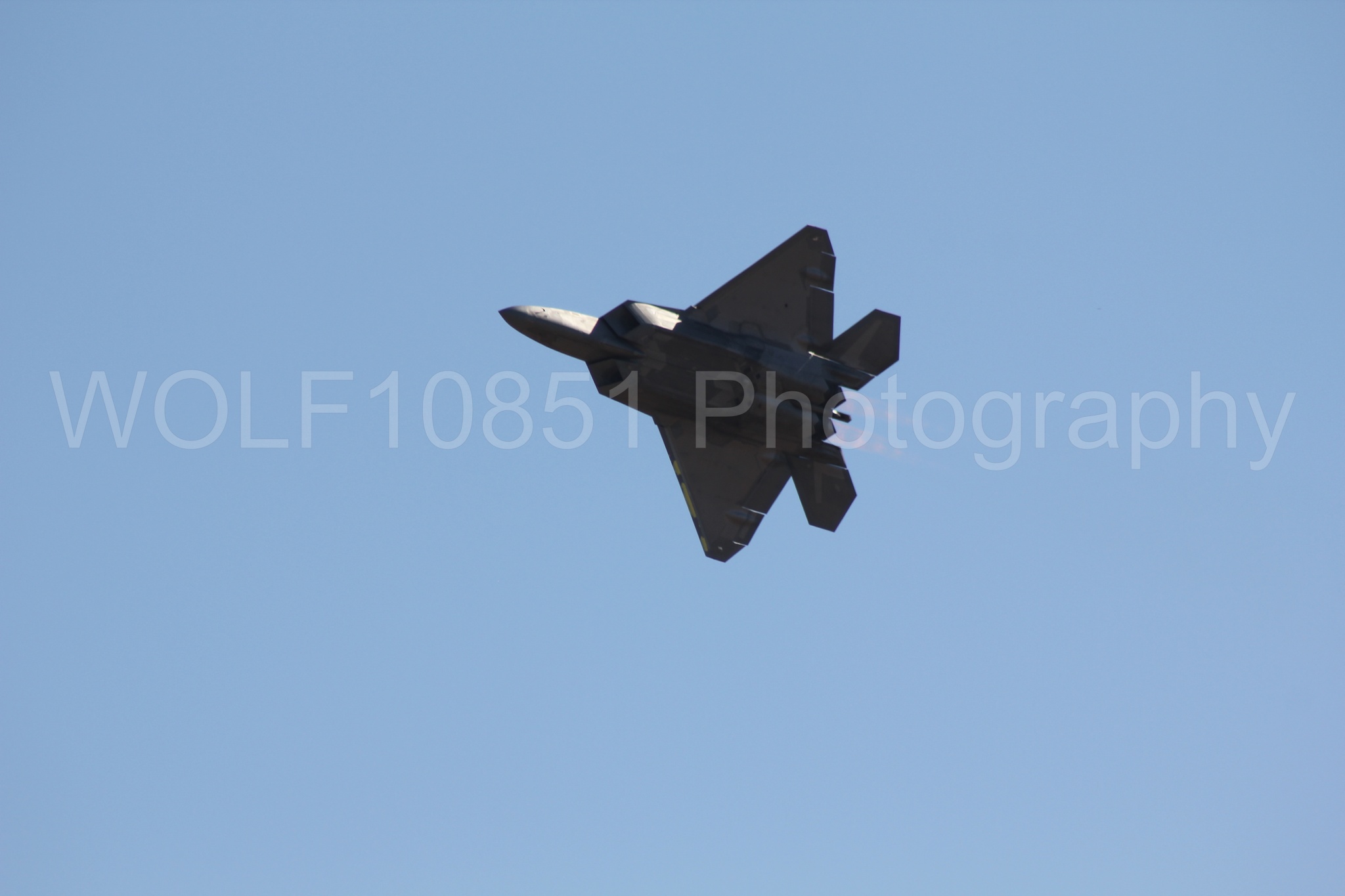 Aviation photography by WOLF10851 featuring F-22 Raptor, Raptor Demo Team, California Capital Airshow 2010.