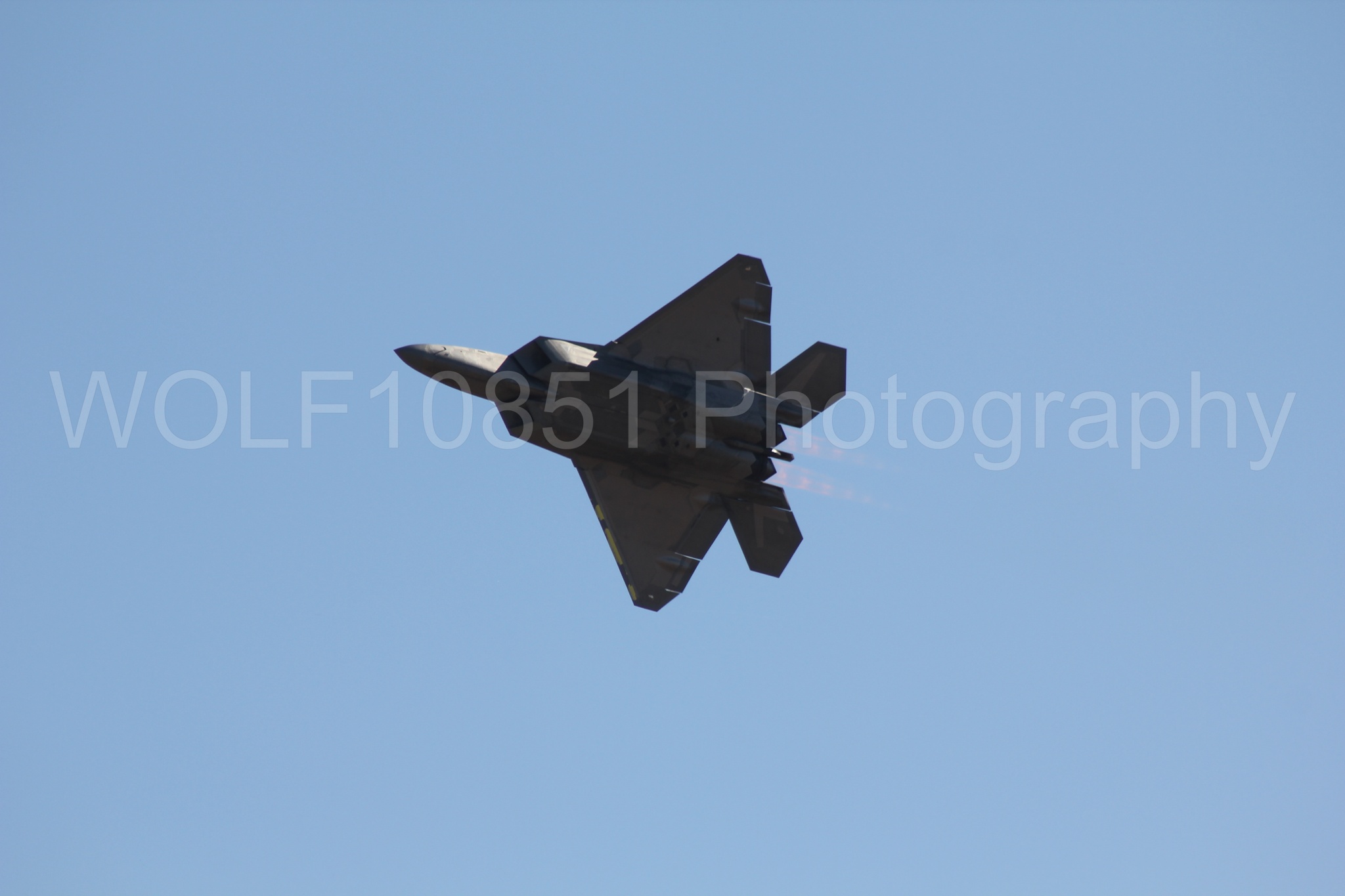 Aviation photography by WOLF10851 featuring F-22 Raptor, Raptor Demo Team, California Capital Airshow 2010.