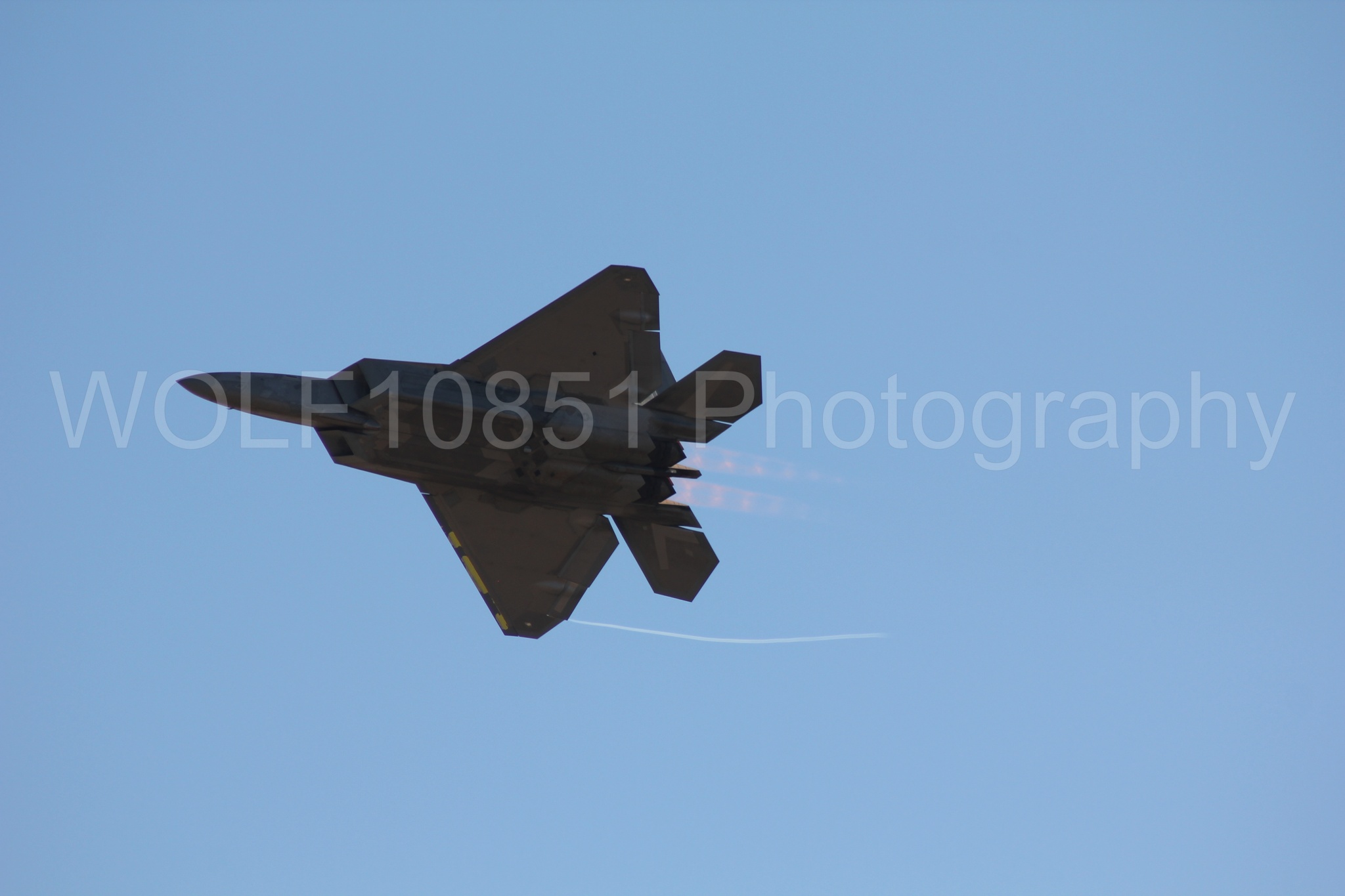 Aviation photography by WOLF10851 featuring F-22 Raptor, Raptor Demo Team, California Capital Airshow 2010.