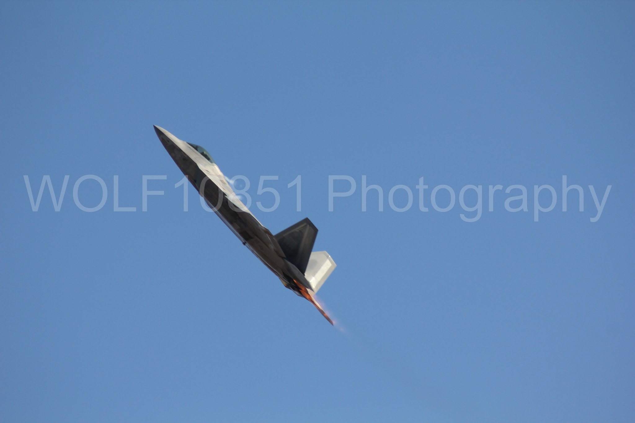 Aviation photography by WOLF10851 featuring F-22 Raptor, Raptor Demo Team, California Capital Airshow 2010.