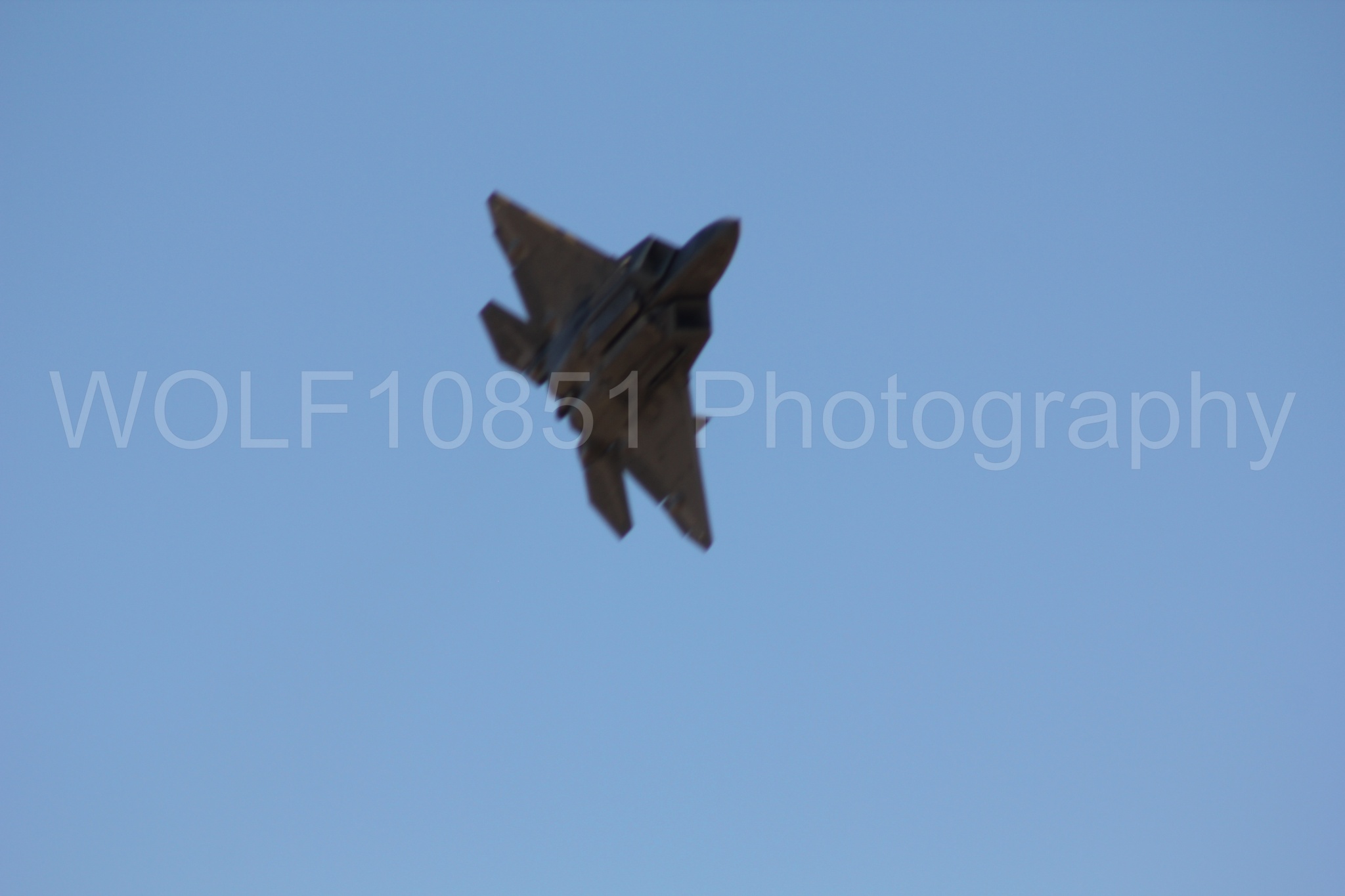 Aviation photography by WOLF10851 featuring F-22 Raptor, Raptor Demo Team, California Capital Airshow 2010.