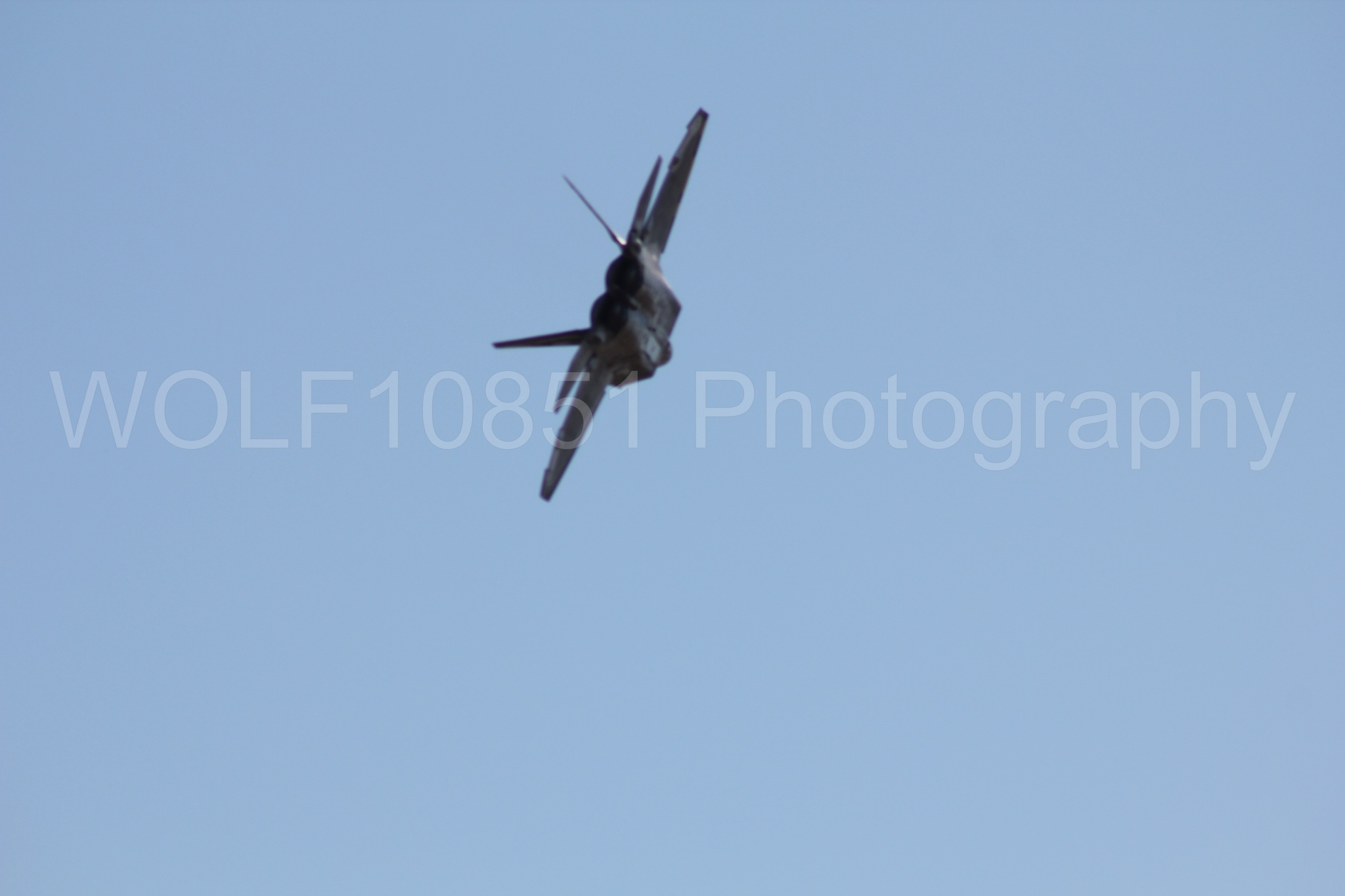 Aviation photography by WOLF10851 featuring F-22 Raptor, Raptor Demo Team, California Capital Airshow 2010.