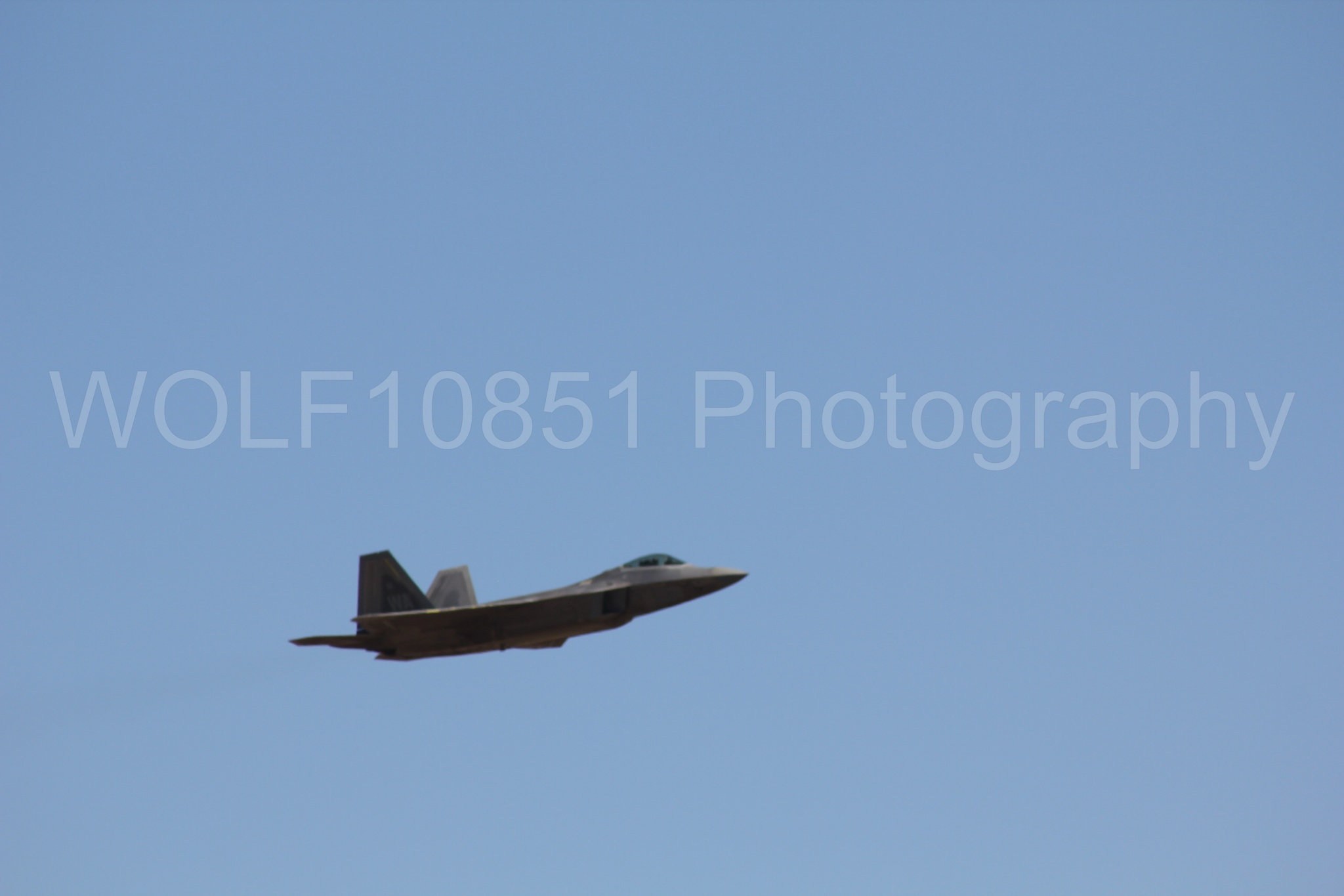 Aviation photography by WOLF10851 featuring F-22 Raptor, Raptor Demo Team, California Capital Airshow 2010.