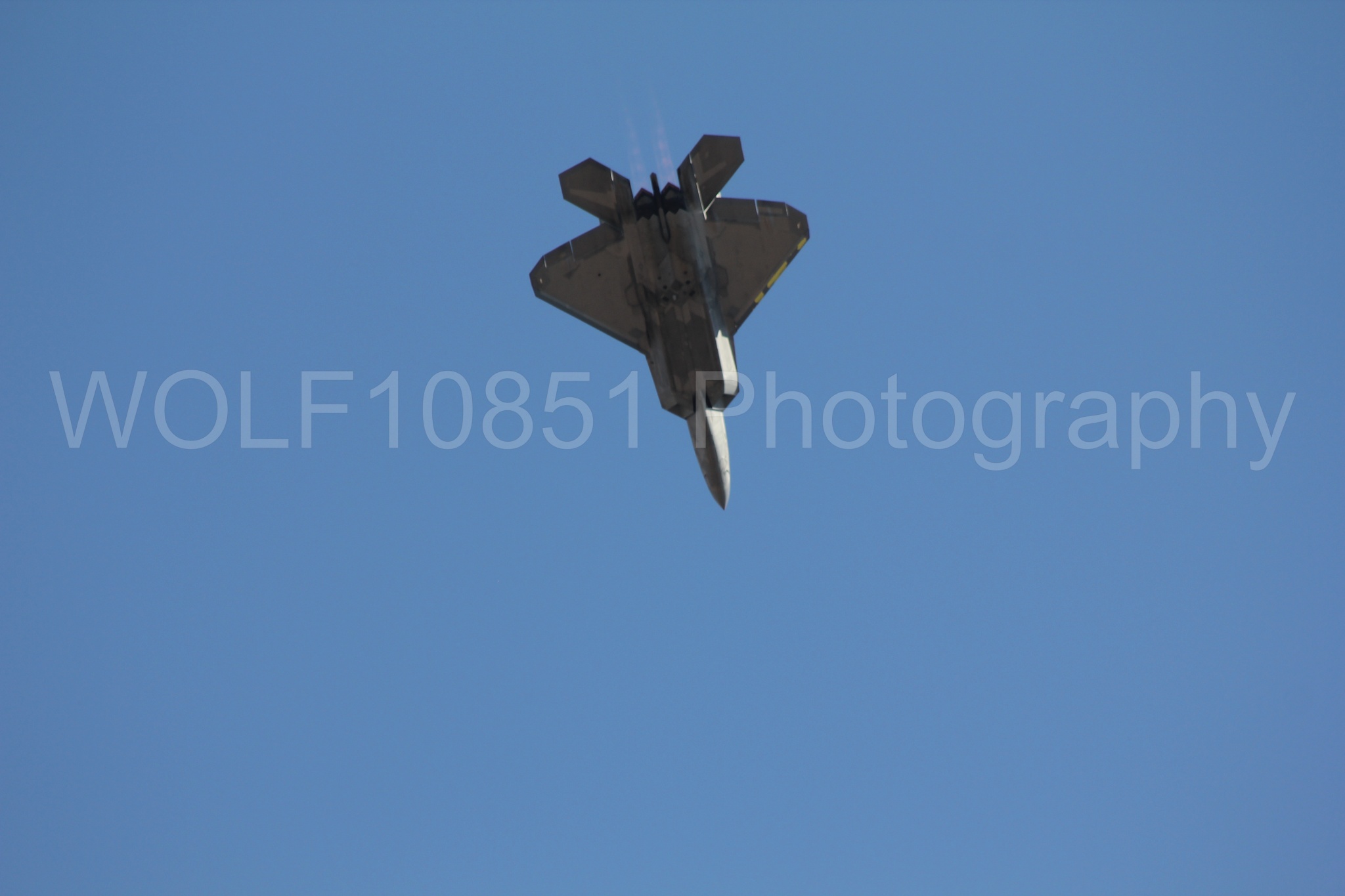 Aviation photography by WOLF10851 featuring F-22 Raptor, Raptor Demo Team, California Capital Airshow 2010.