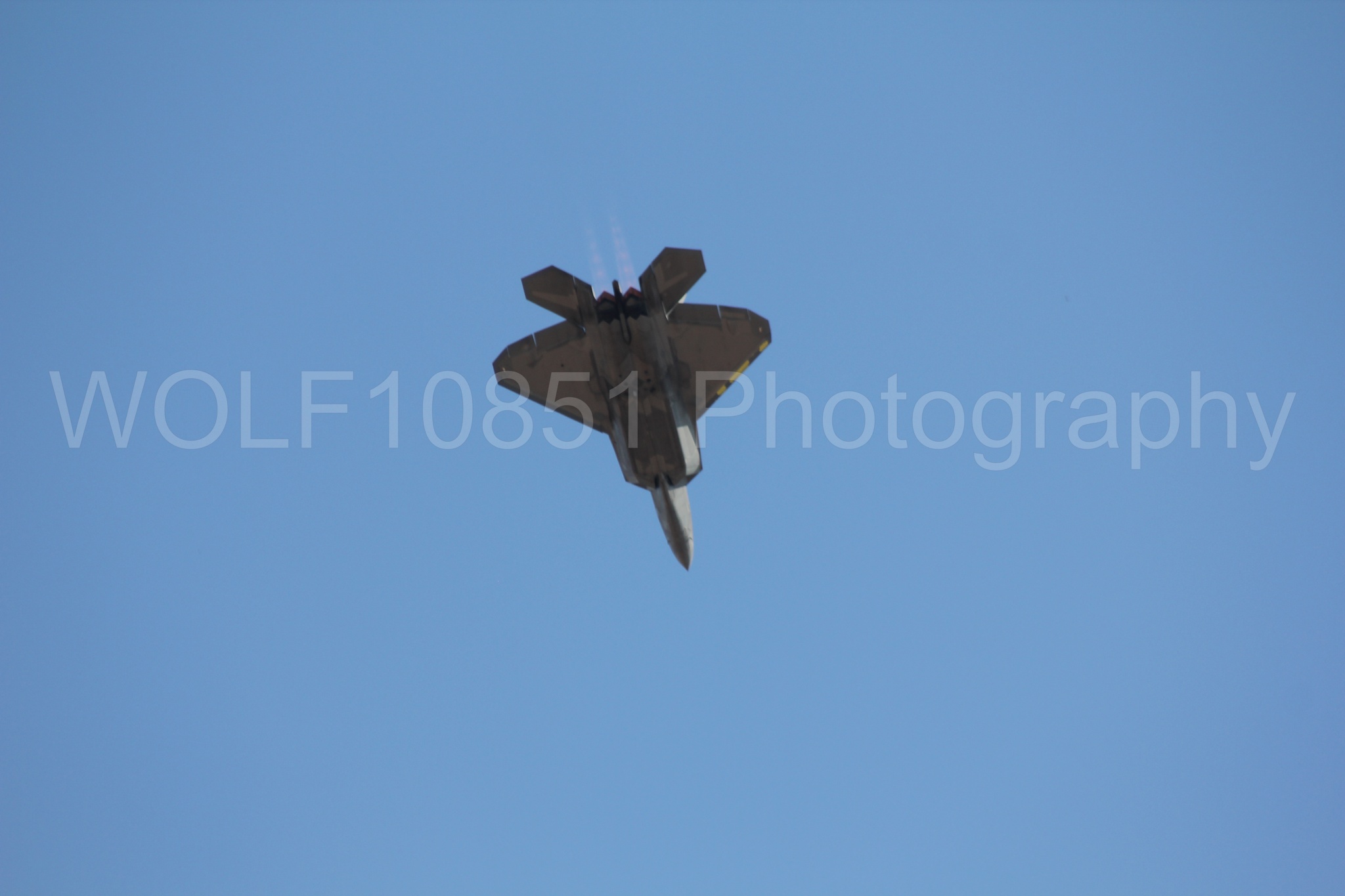 Aviation photography by WOLF10851 featuring F-22 Raptor, Raptor Demo Team, California Capital Airshow 2010.