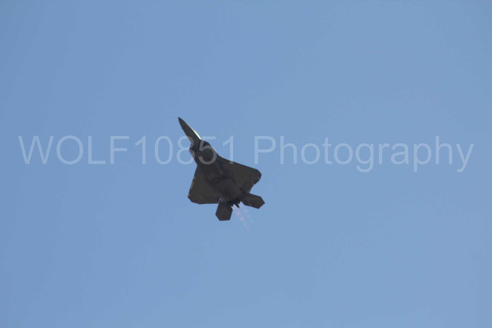 Aviation photography by WOLF10851 featuring F-22 Raptor, Raptor Demo Team, California Capital Airshow 2010.