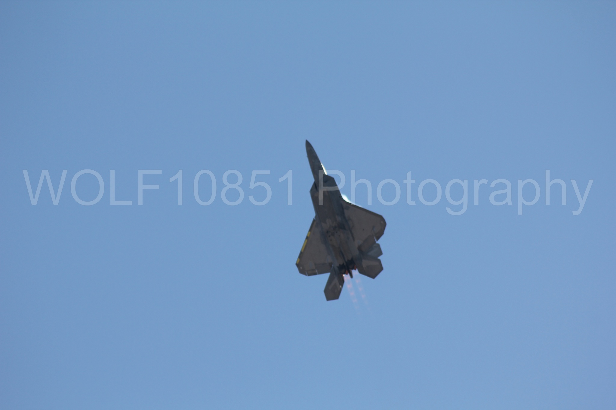 Aviation photography by WOLF10851 featuring F-22 Raptor, Raptor Demo Team, California Capital Airshow 2010.