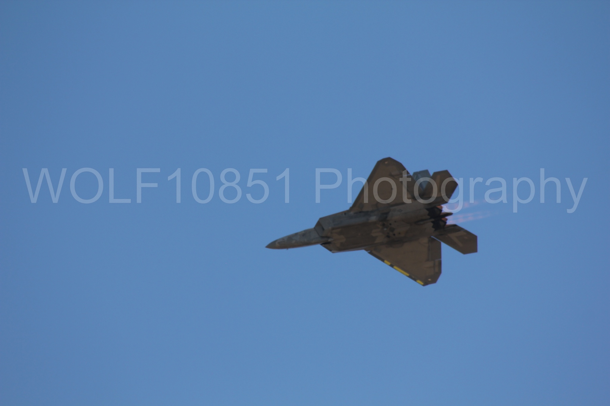 Aviation photography by WOLF10851 featuring F-22 Raptor, Raptor Demo Team, California Capital Airshow 2010.