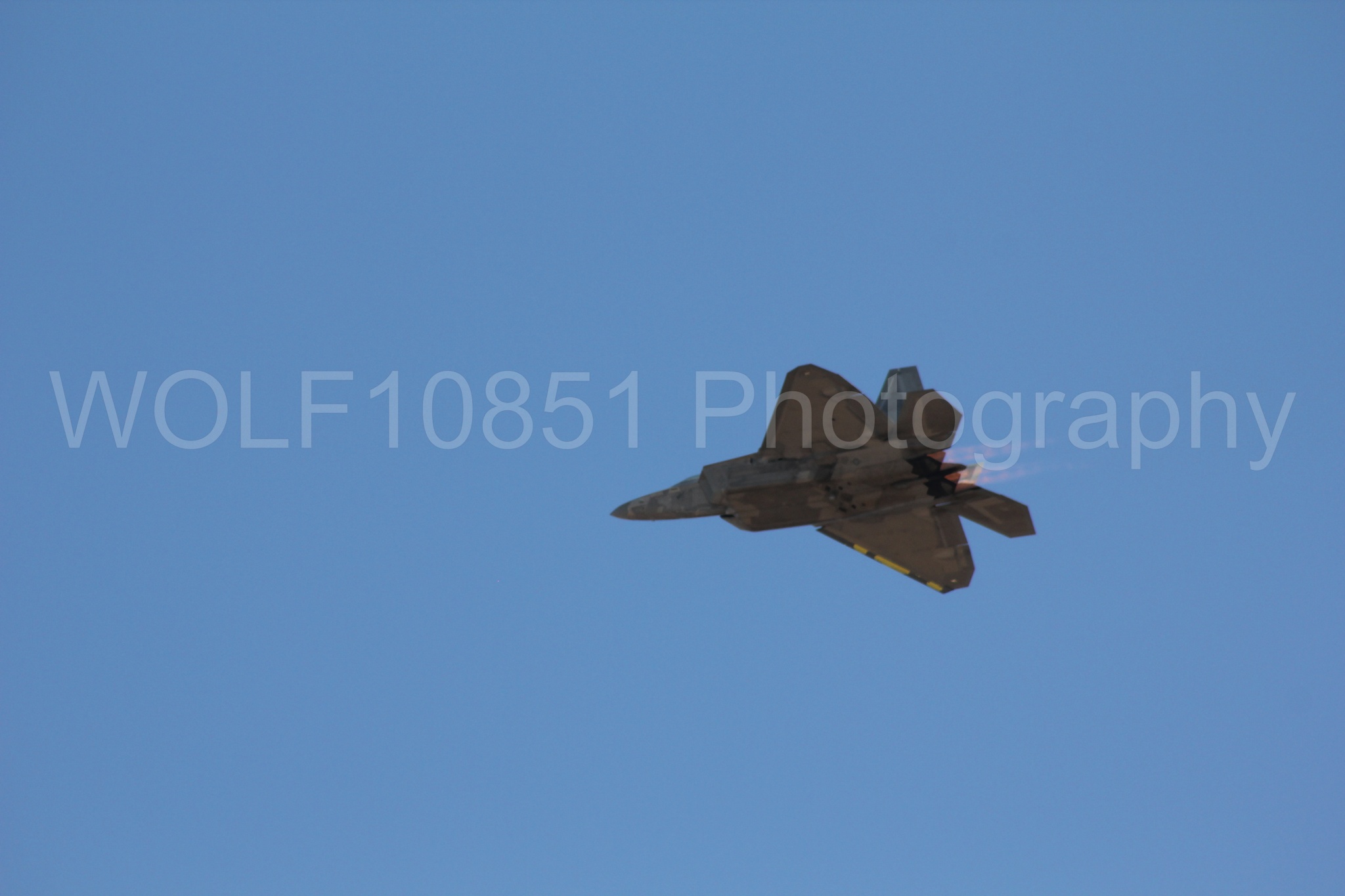 Aviation photography by WOLF10851 featuring F-22 Raptor, Raptor Demo Team, California Capital Airshow 2010.