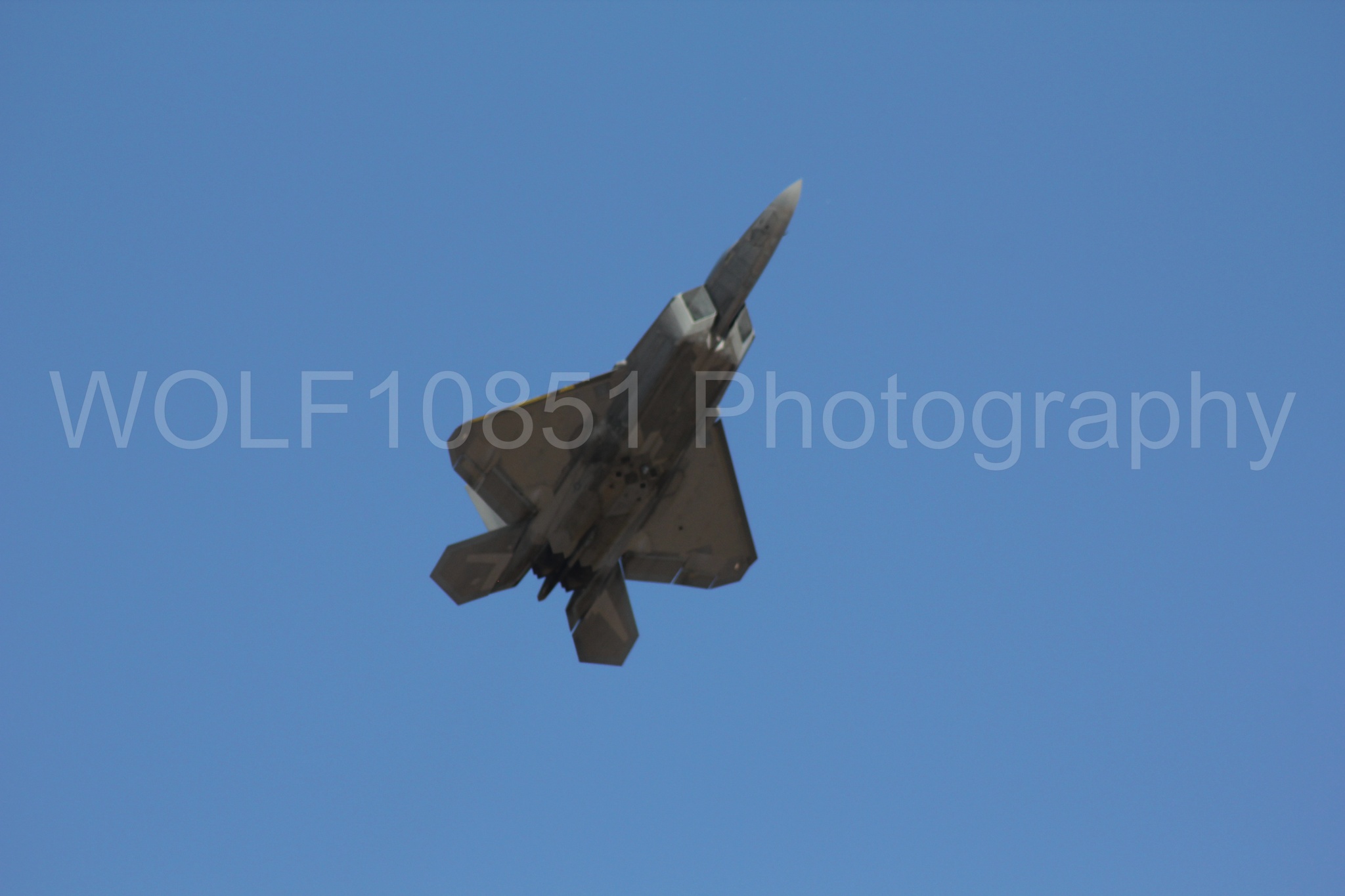 Aviation photography by WOLF10851 featuring F-22 Raptor, Raptor Demo Team, California Capital Airshow 2010.