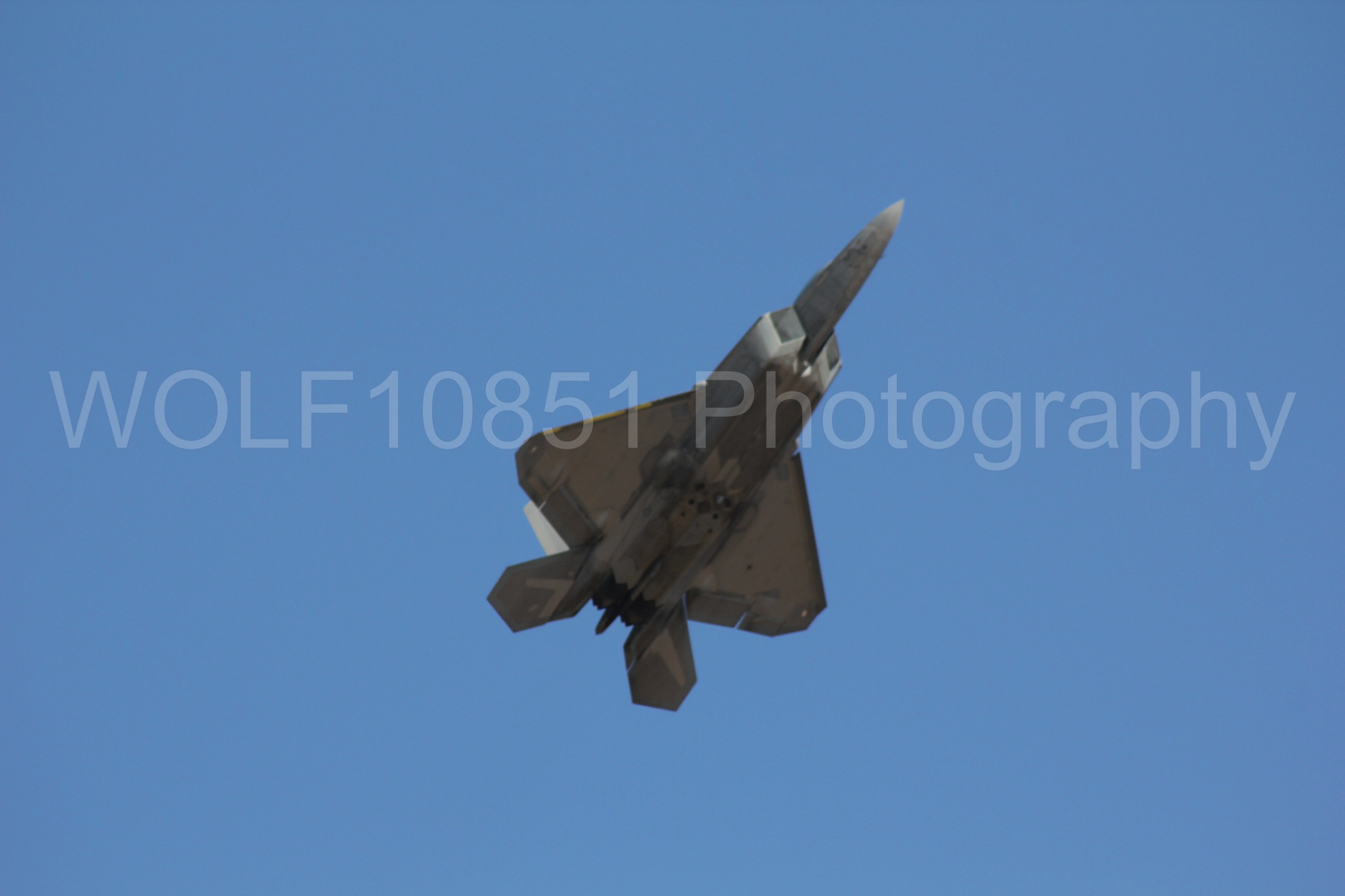 Aviation photography by WOLF10851 featuring F-22 Raptor, Raptor Demo Team, California Capital Airshow 2010.