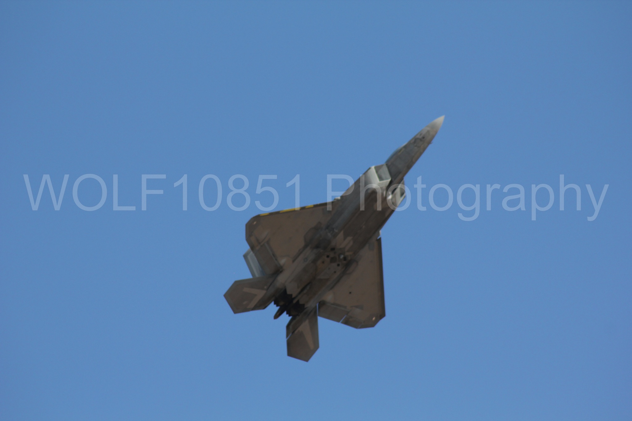 Aviation photography by WOLF10851 featuring F-22 Raptor, Raptor Demo Team, California Capital Airshow 2010.